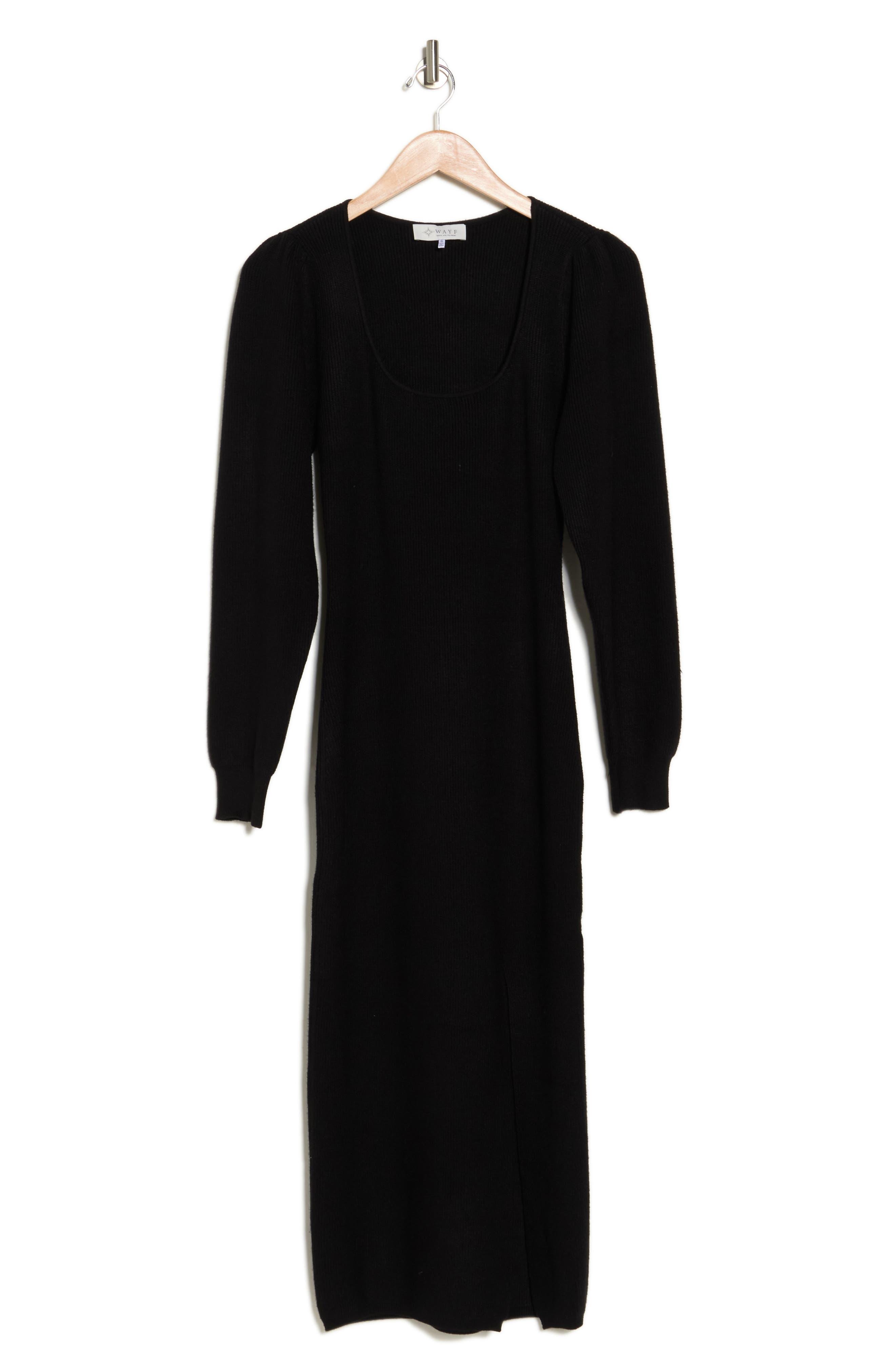 Wayf long sleeve hot sale wrap dress