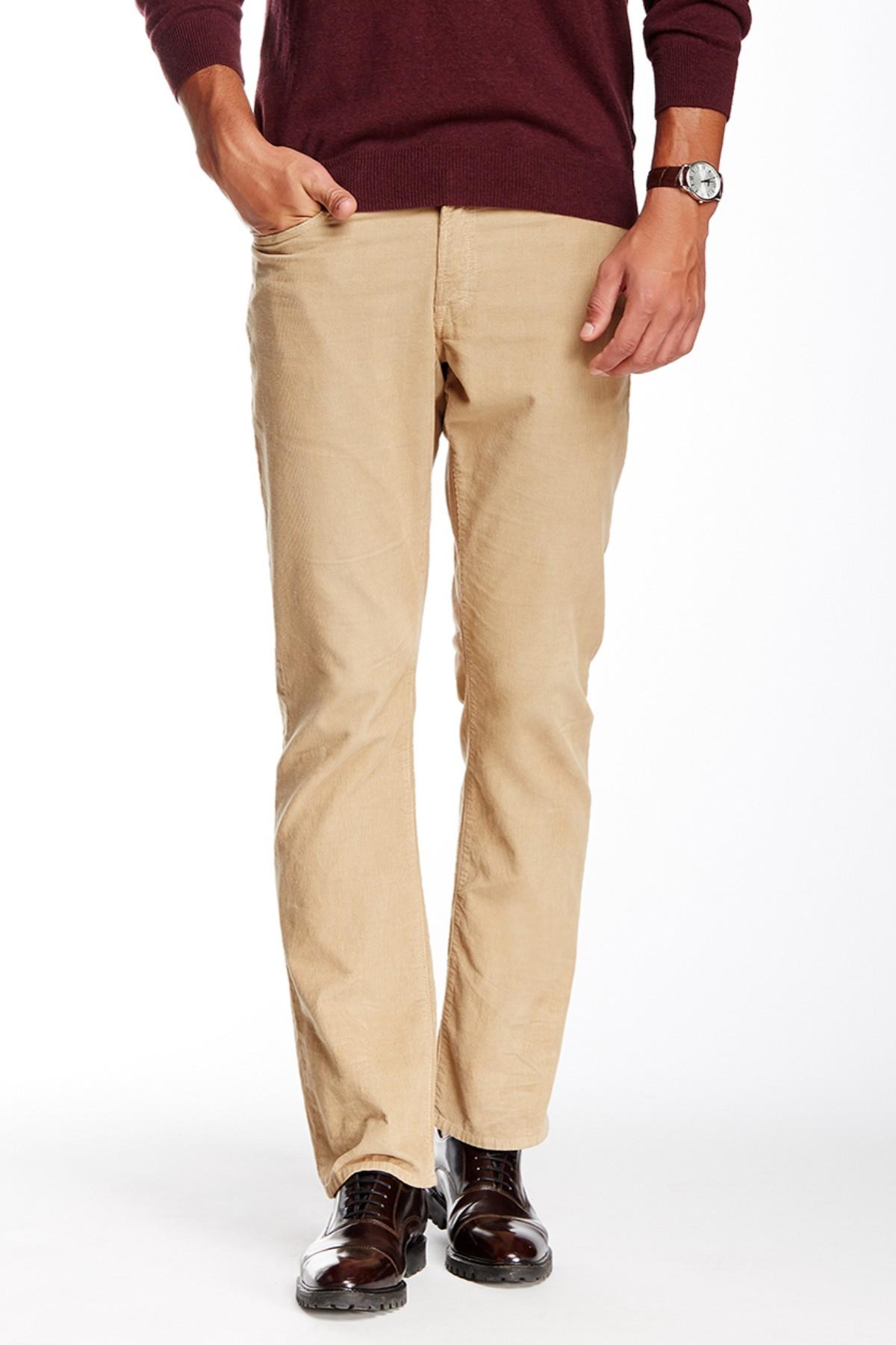 Lyst - Bonobos French Corders Straight Pant - 30-34 ...