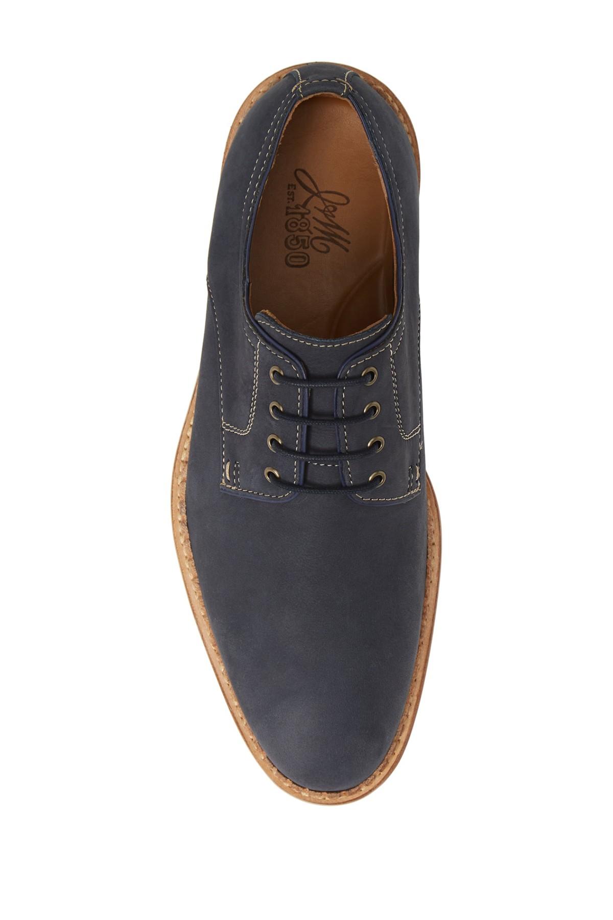Johnston & Murphy Leather Chambliss Round Toe Derby in Navy (Blue) for Men - Lyst