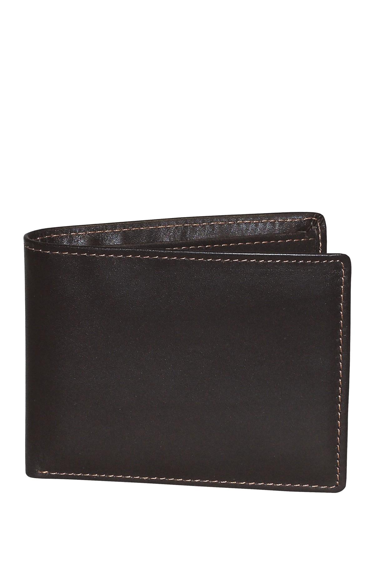 Buxton Dopp Regatta Leather Billfold Credit Card Leather Wallet in Black for Men - Lyst