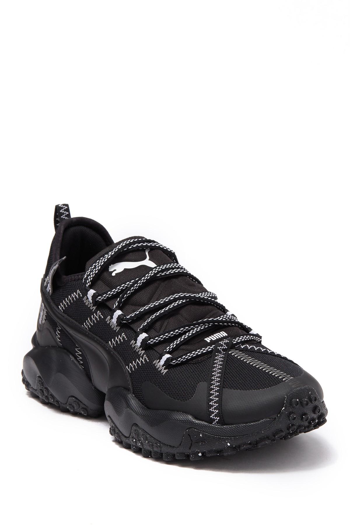 PUMA Erupt Trail Running Sneaker in Black for Men | Lyst