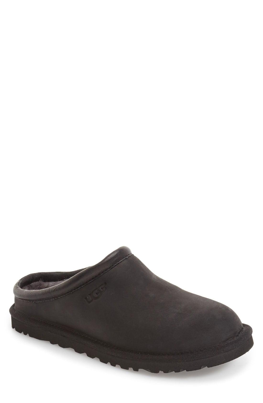 UGG Leather Classic Pure Lined Clog in Black for Men - Lyst