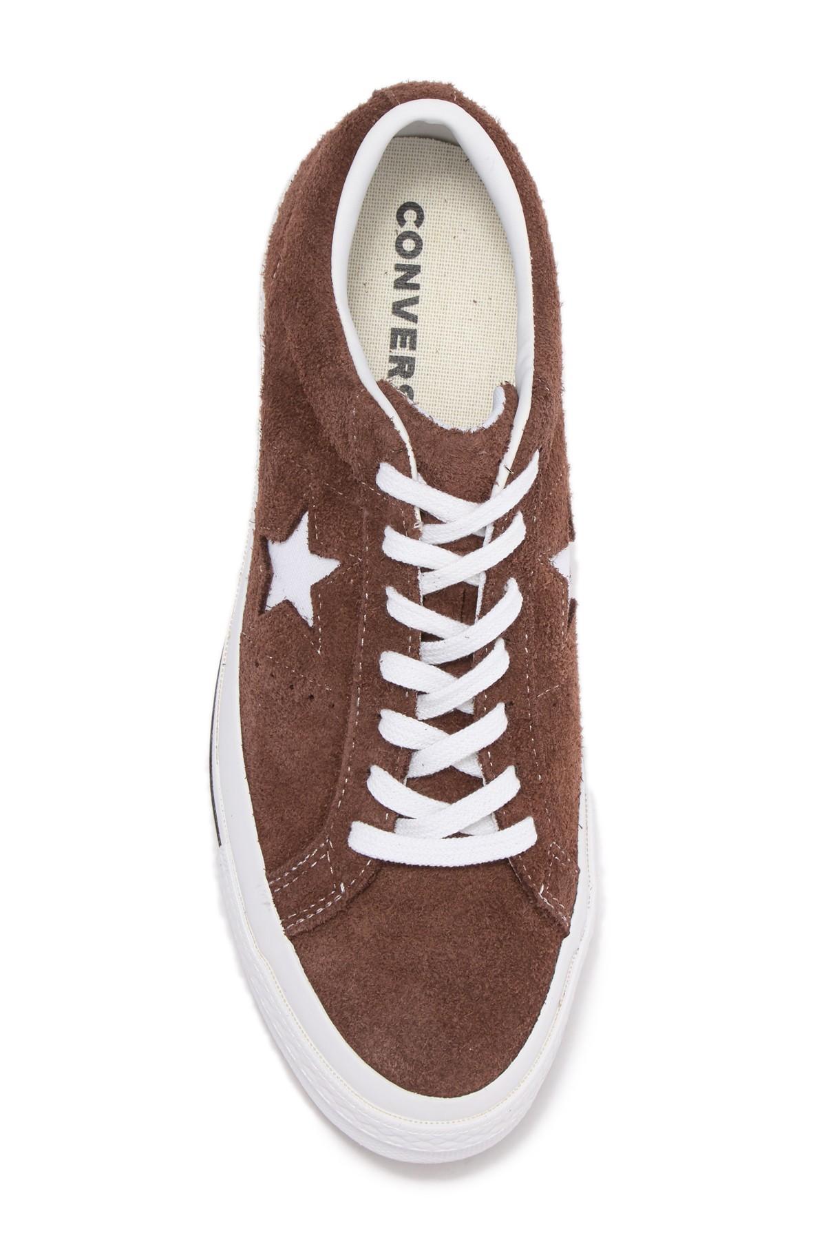 Converse One Star Oxford Suede Sneaker (unisex) in Chocolate/White (Brown)  for Men | Lyst