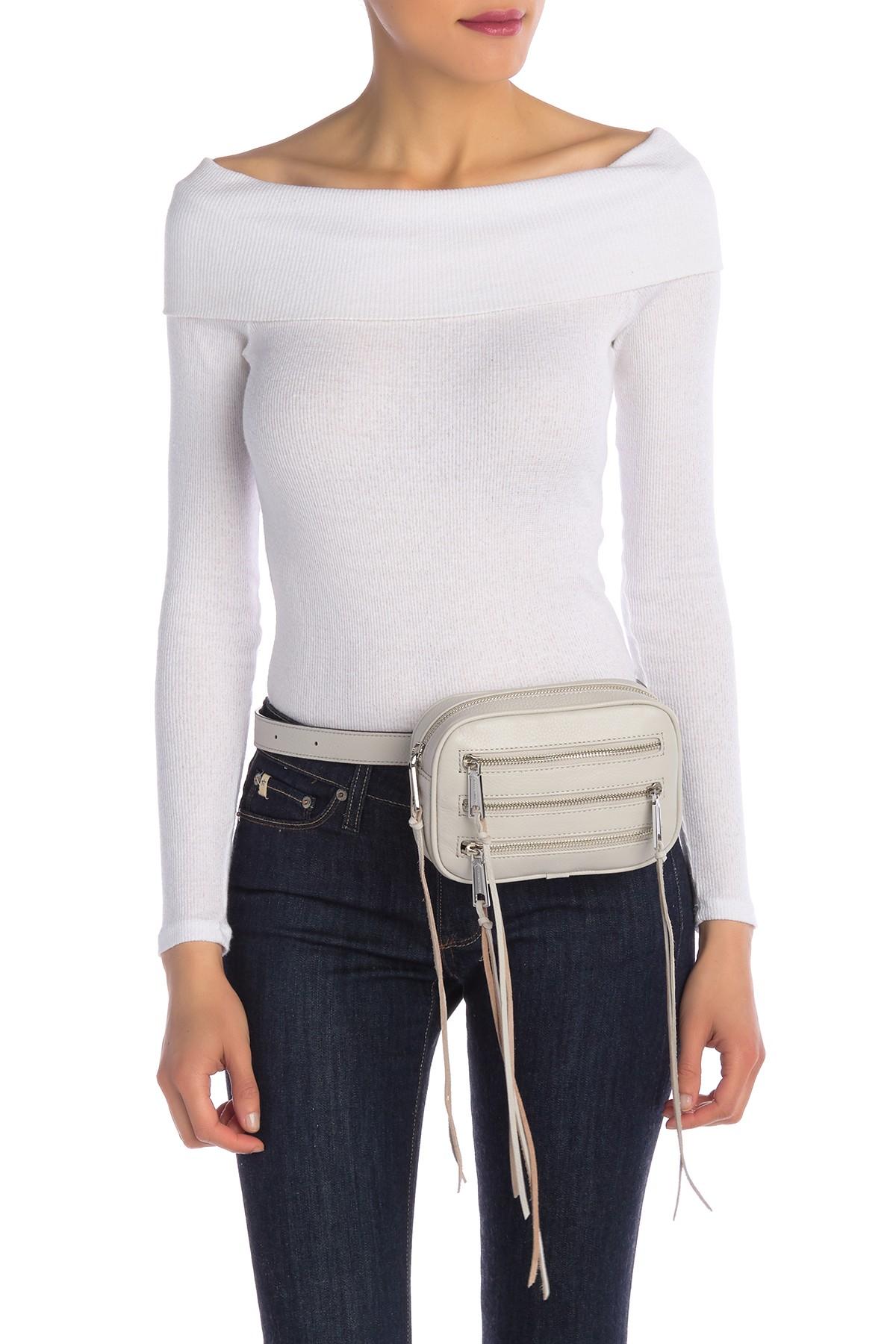 rebecca minkoff 3 zip belt bag