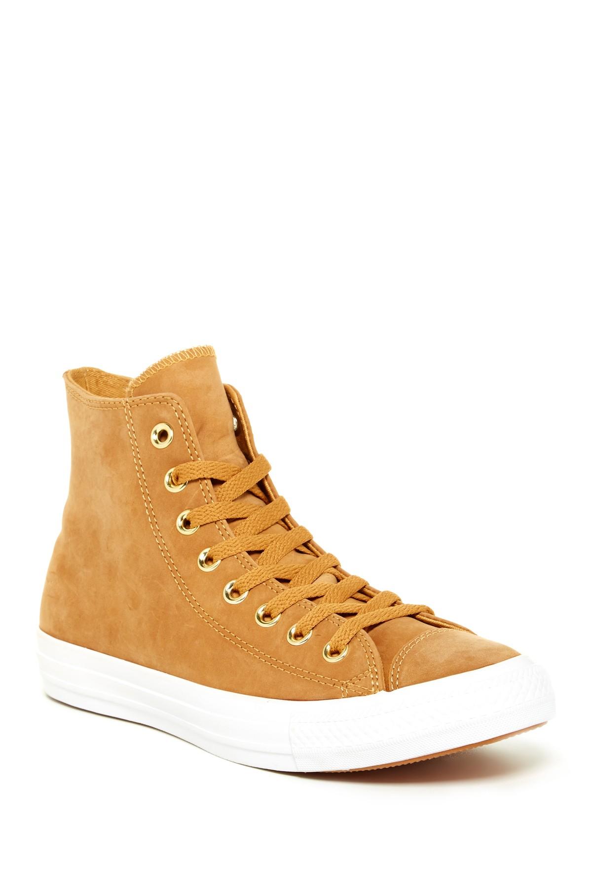 brown leather mens converse