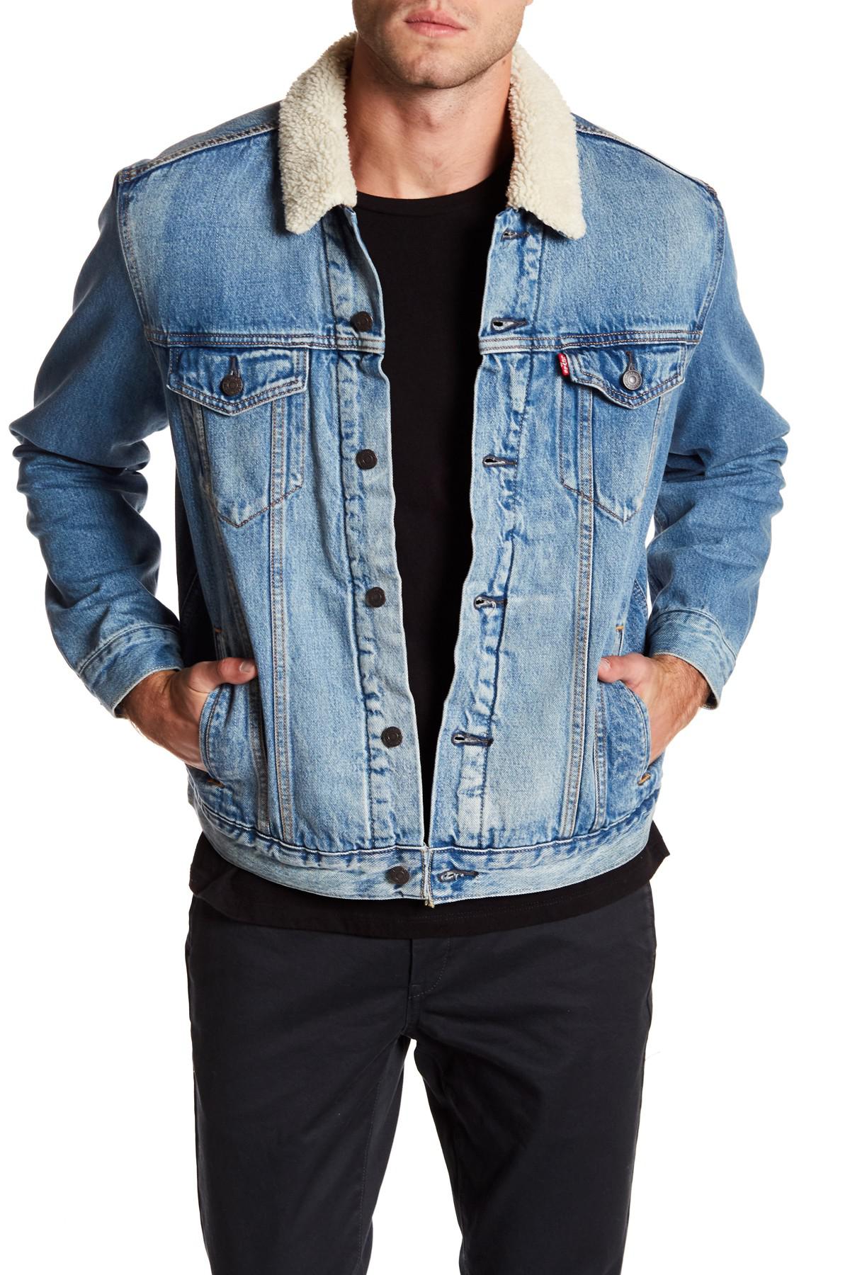 levi's youngstown sherpa trucker jacket