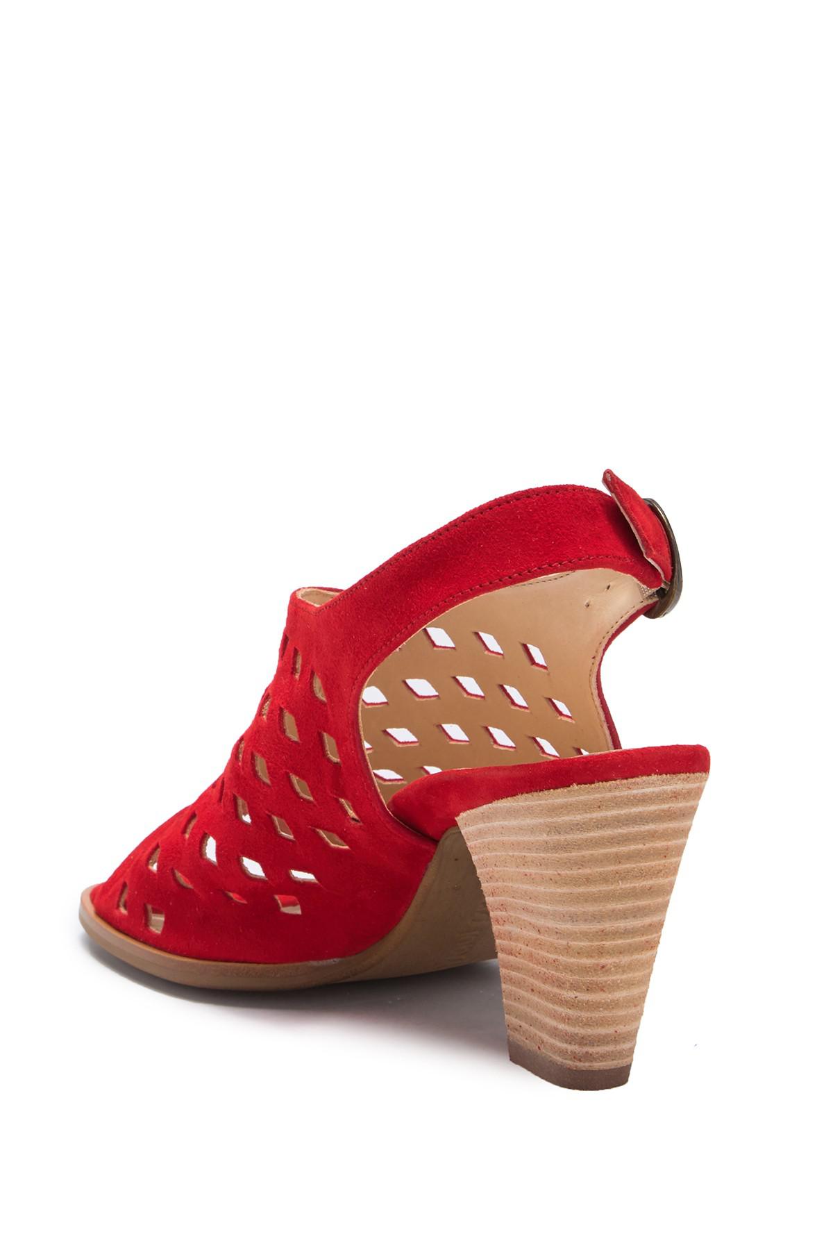 paul green diamond perforated sandal