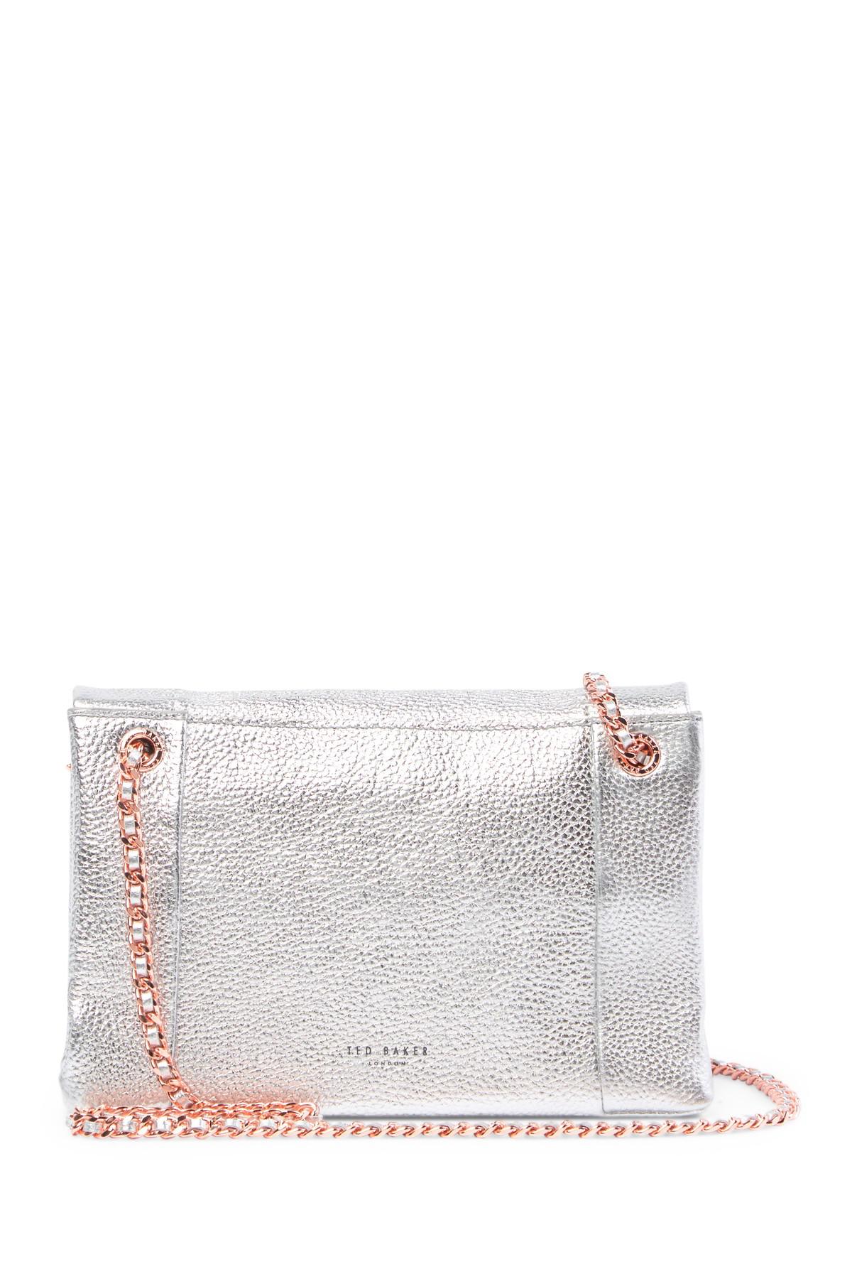 ted baker silver cross body bag