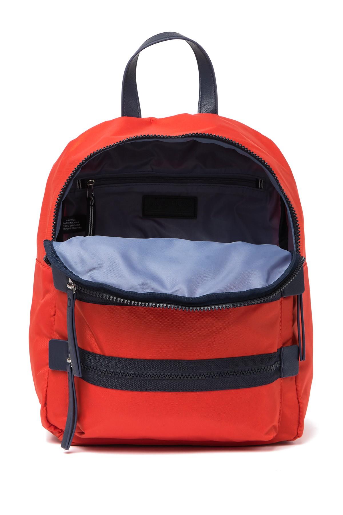 nautica nylon backpack