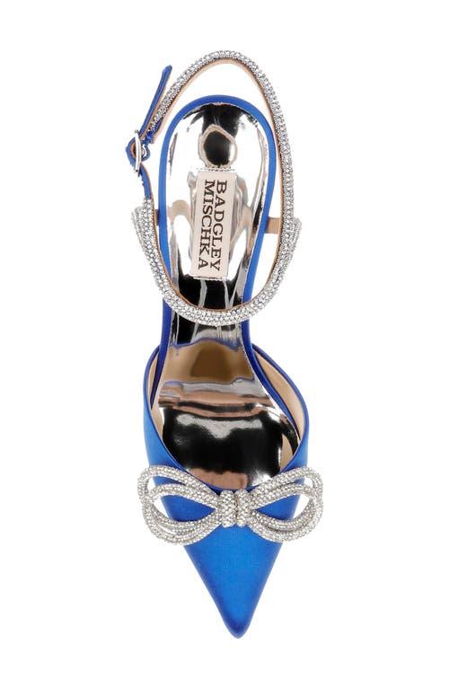 Badgley Mischka Jasmine Pointed Toe Pump in Blue Lyst