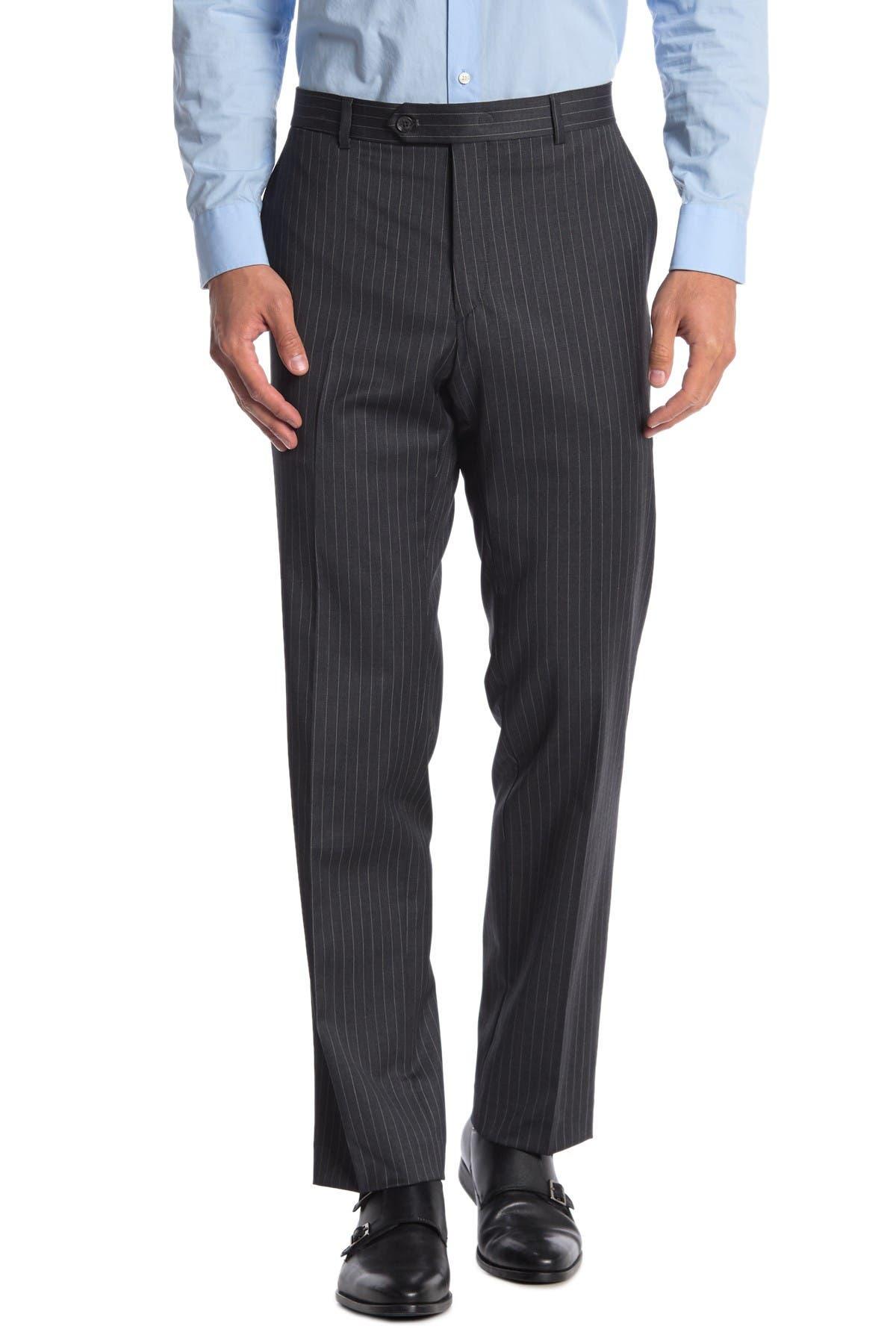 Tommy Hilfiger Slim Fit Pinstripe Wool Blend Suit Seperate Pants In Grey/white  At Nordstrom Rack in Gray for Men - Lyst