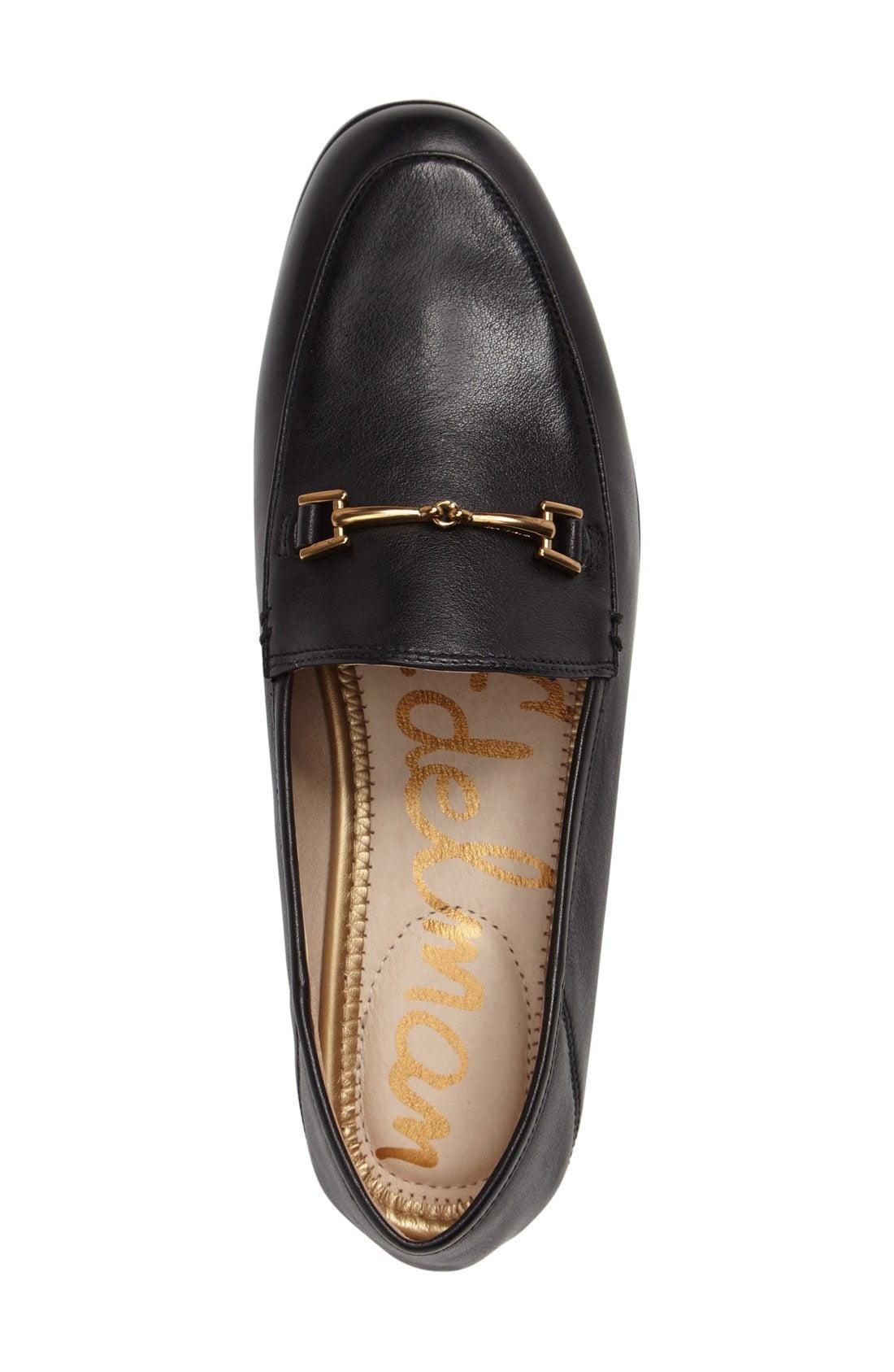 sam edelman loraine patent leather bit loafers