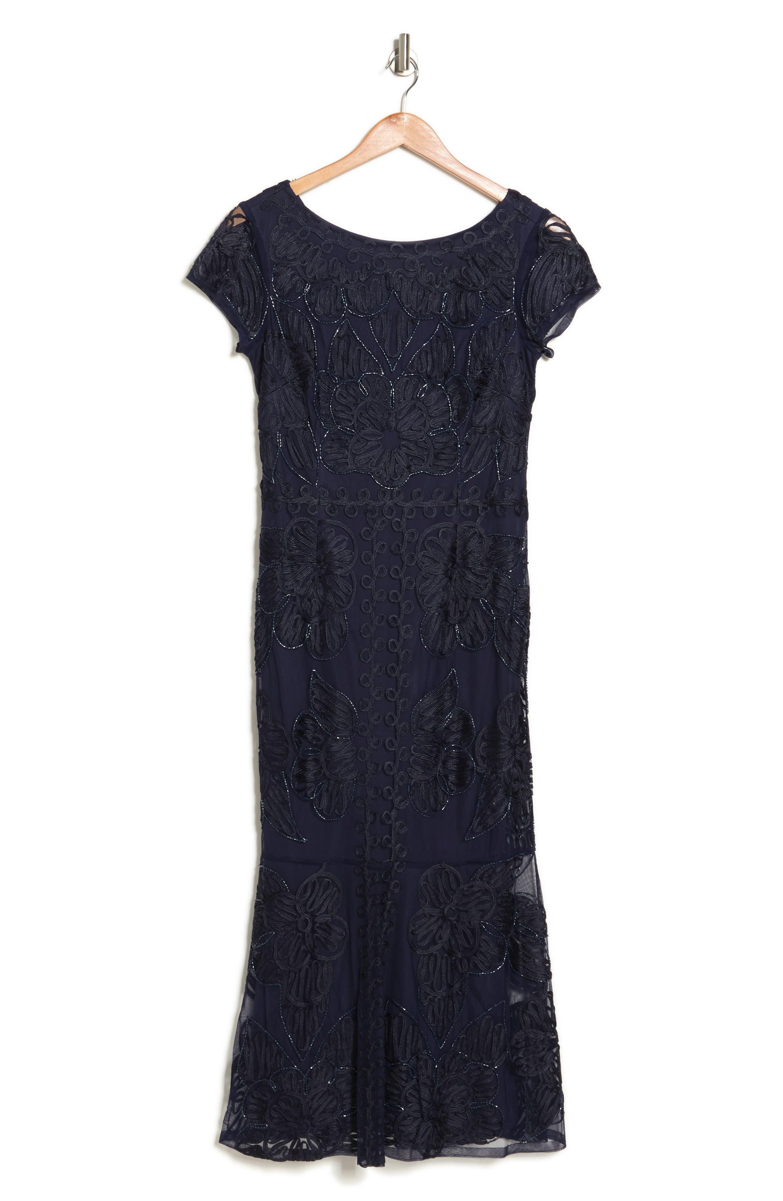 50s ribbon tie dip hem cheap flare lace dress