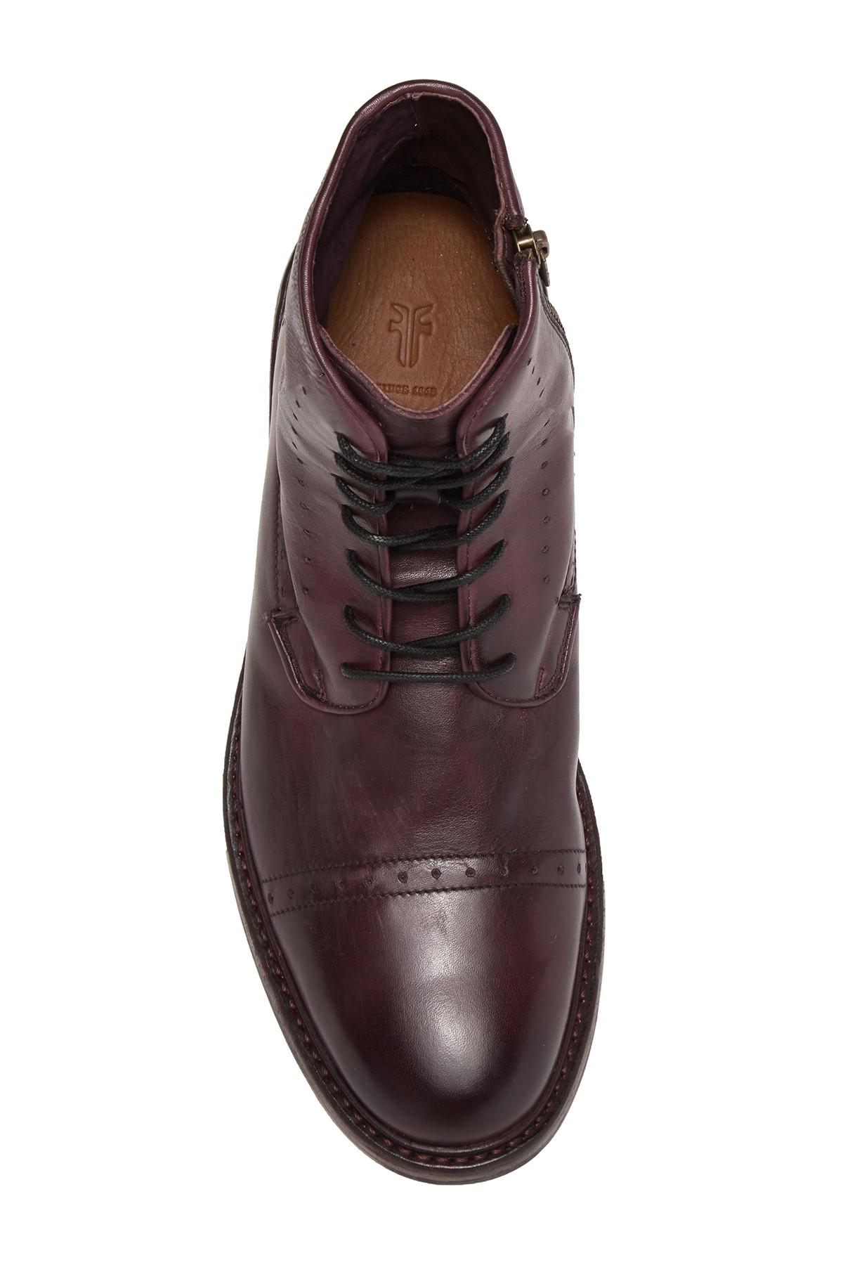 frye murray cap toe boot