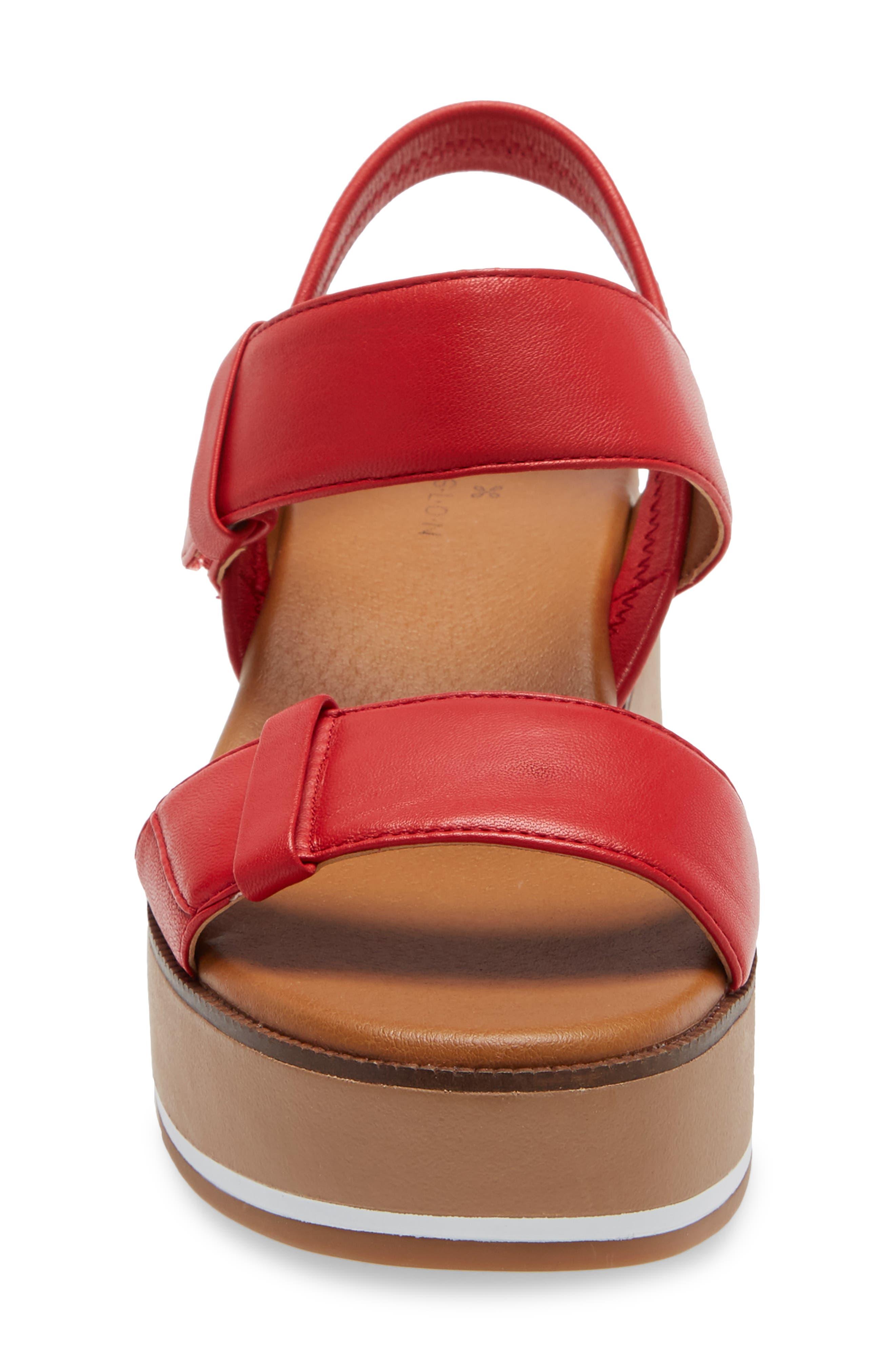 Caslon Briana Platform Sandal In Red At Nordstrom Rack Lyst