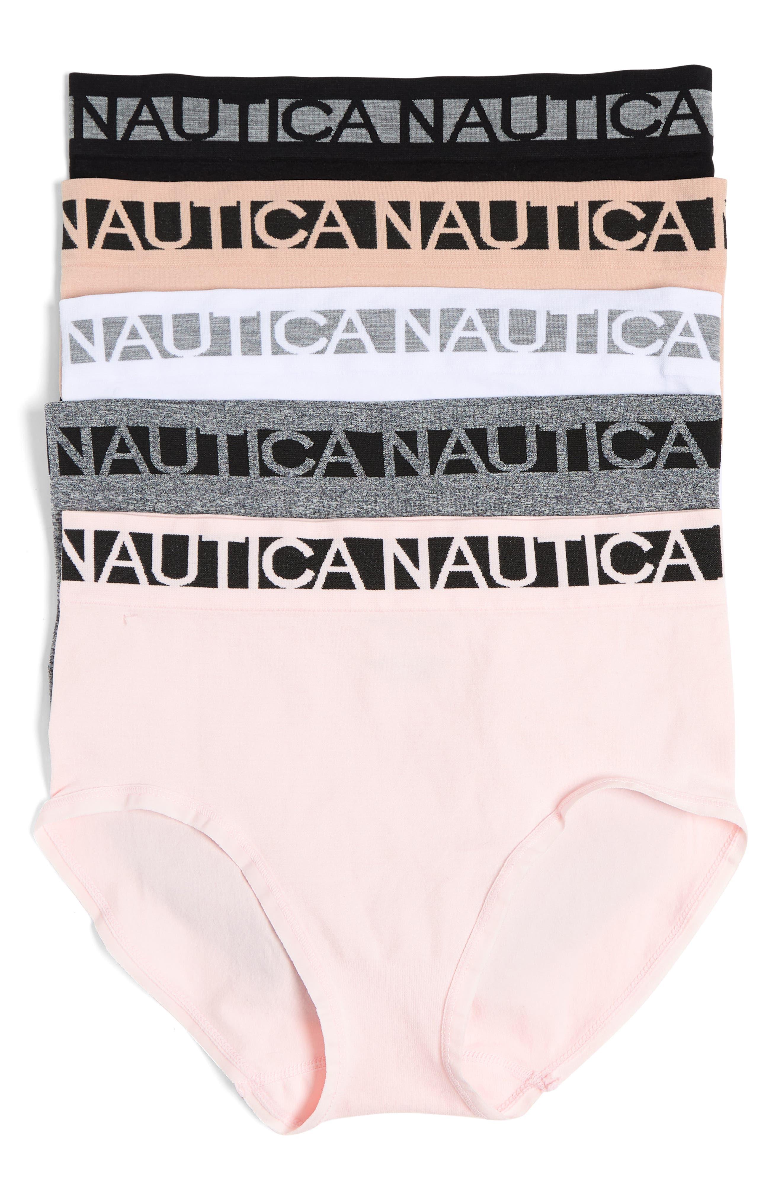 Nautica Pack Of 5 Logo Jacquard Brief Underwear