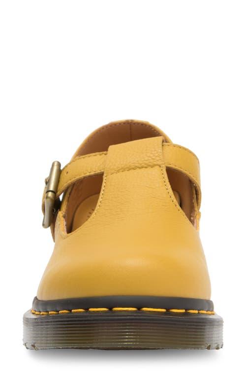 Dr. Martens Polley T-Bar Shoe in Yellow | Lyst