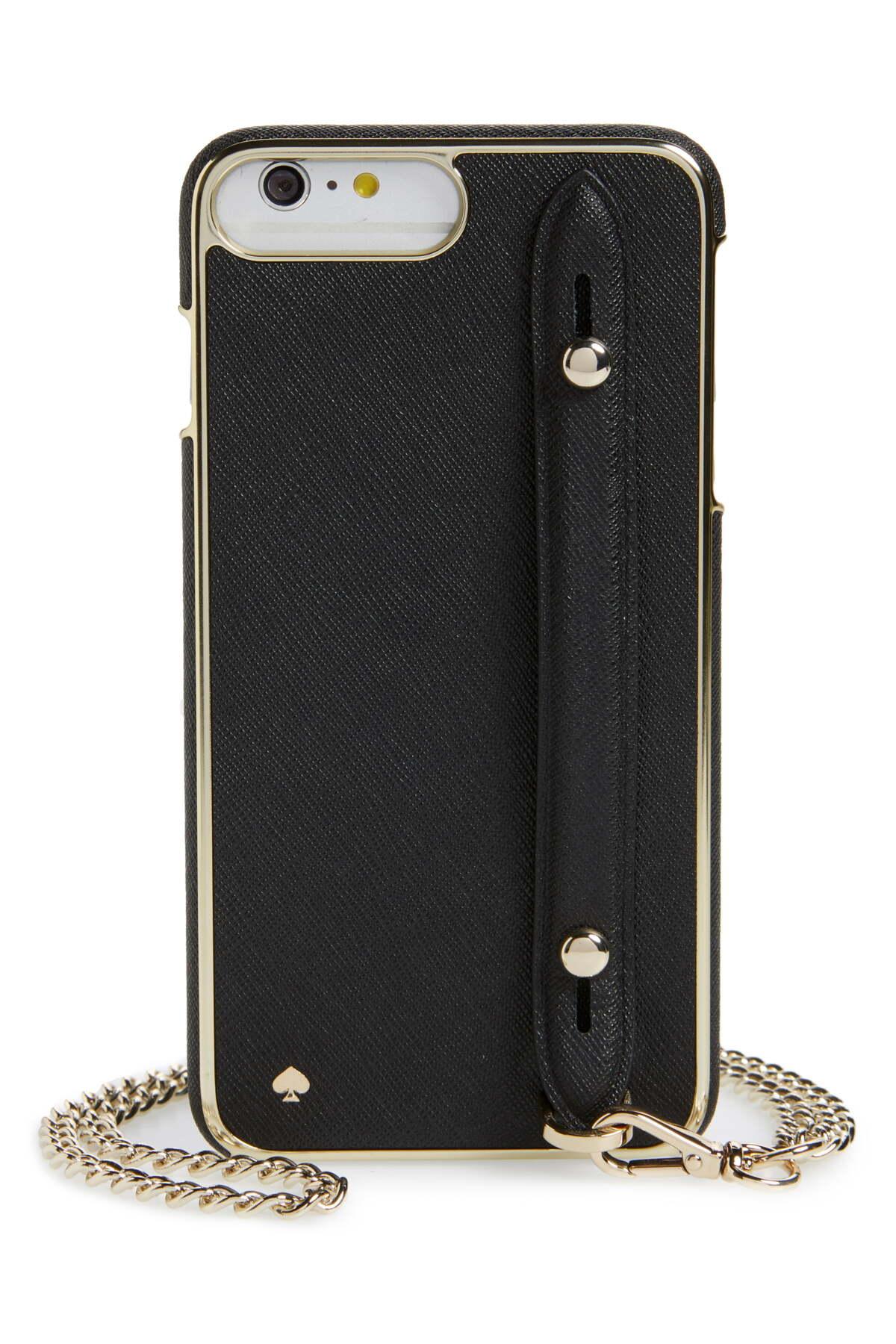Kate Spade Hand Strap Iphone 7/8 Plus Crossbody Case in Black