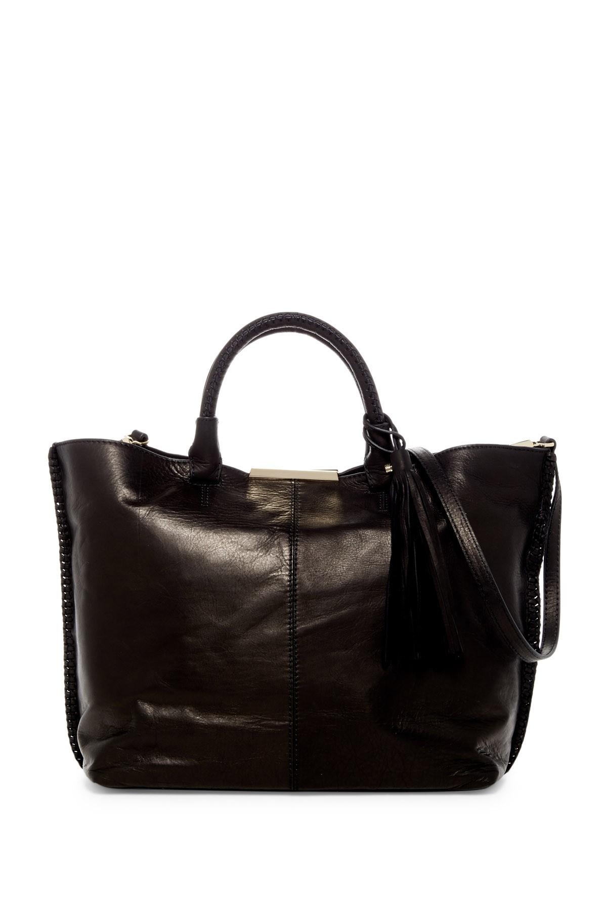 Botkier Quincy Leather Tote in Black - Lyst