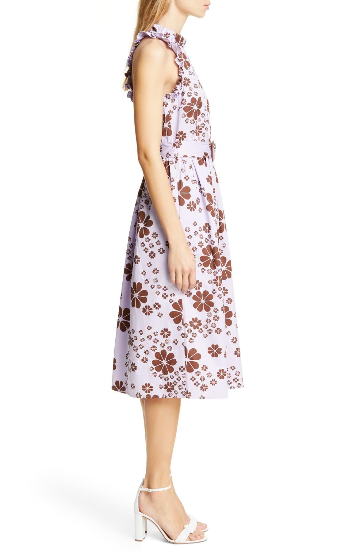 flora spade midi dress