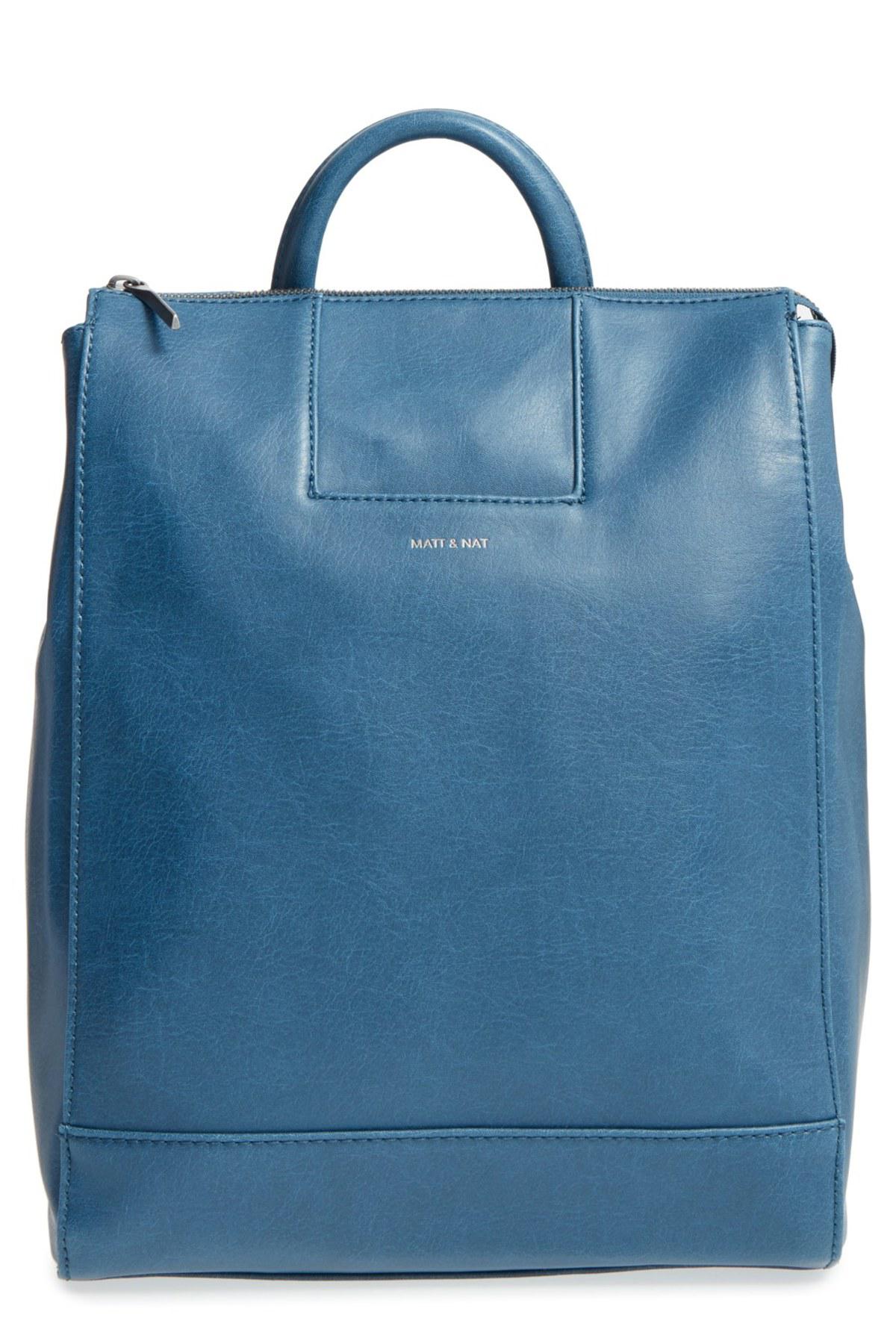 matt and nat blue backpack