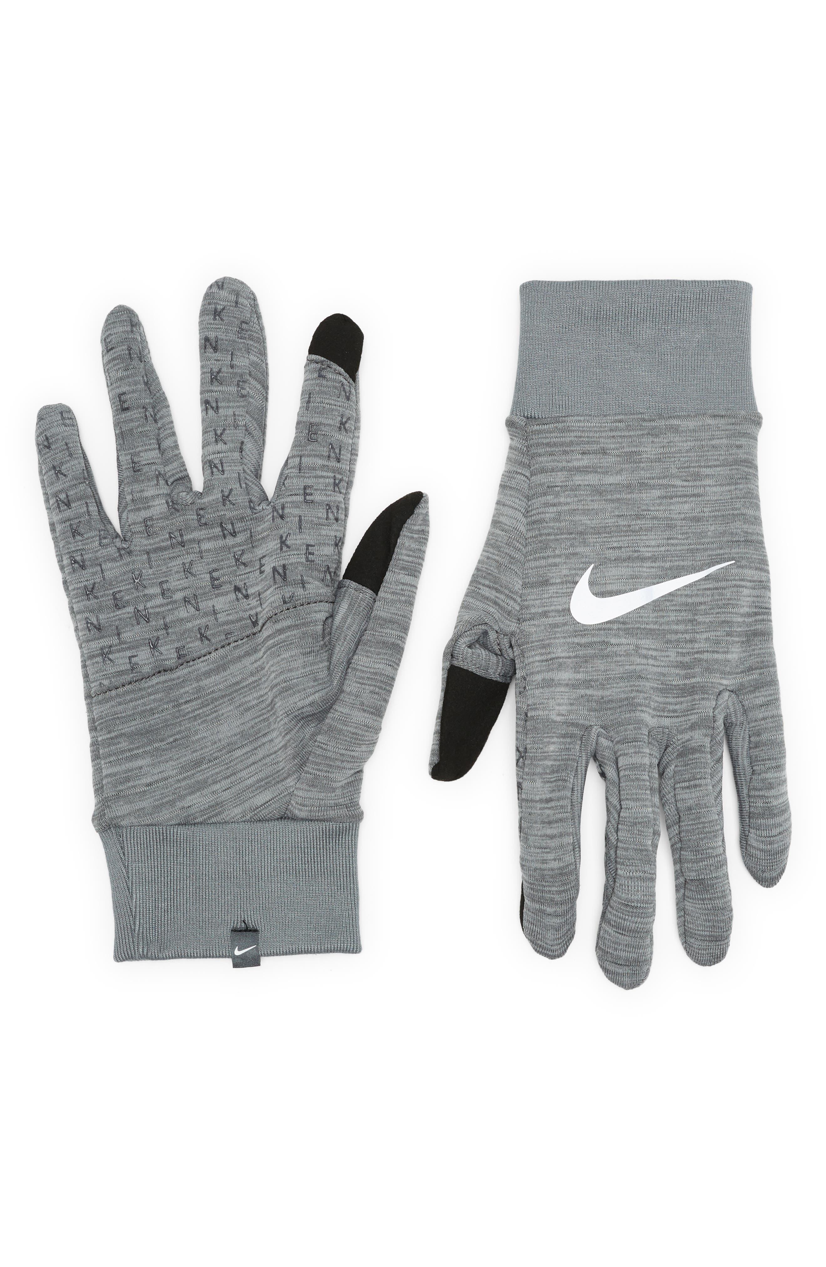 Nike Heathered Sphere 3.0 Running Gloves In Iron Grey Heather/silver At  Nordstrom Rack in Gray for Men | Lyst