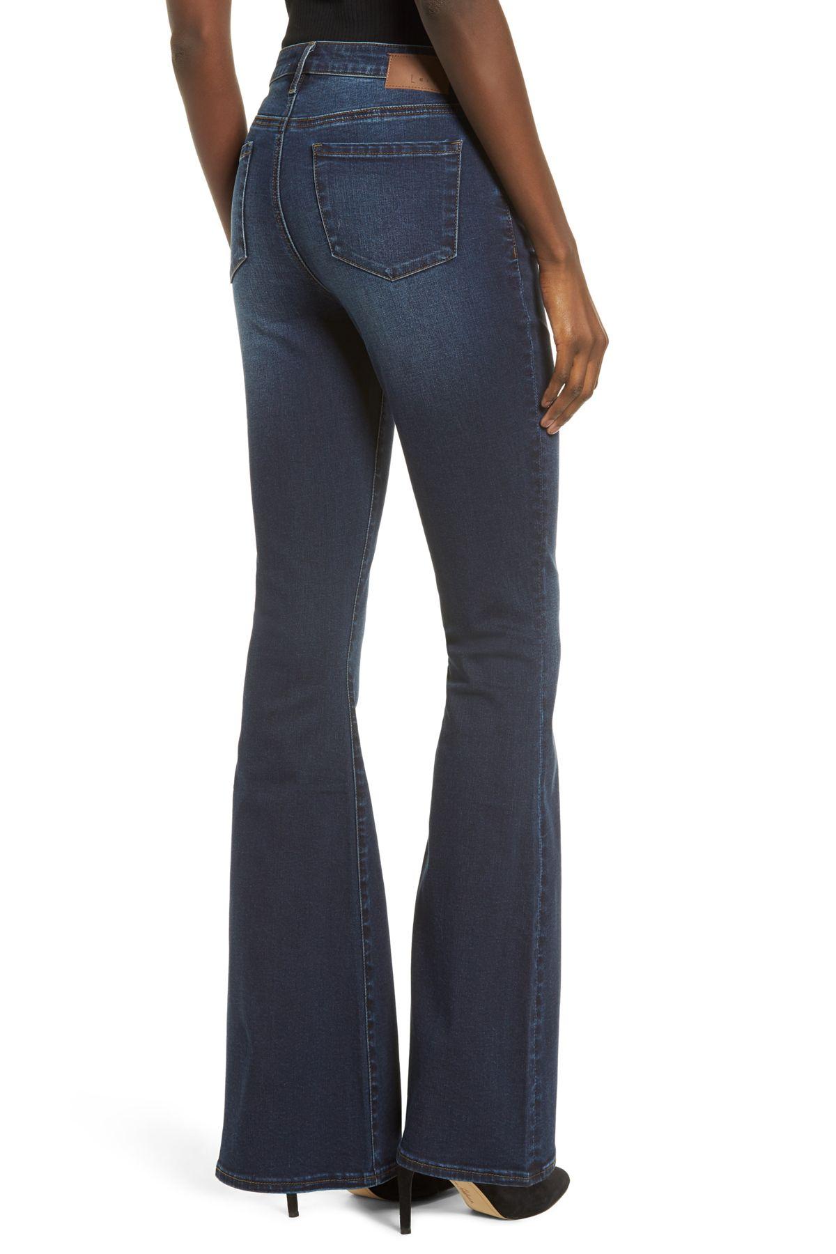 leith high waist flare jeans