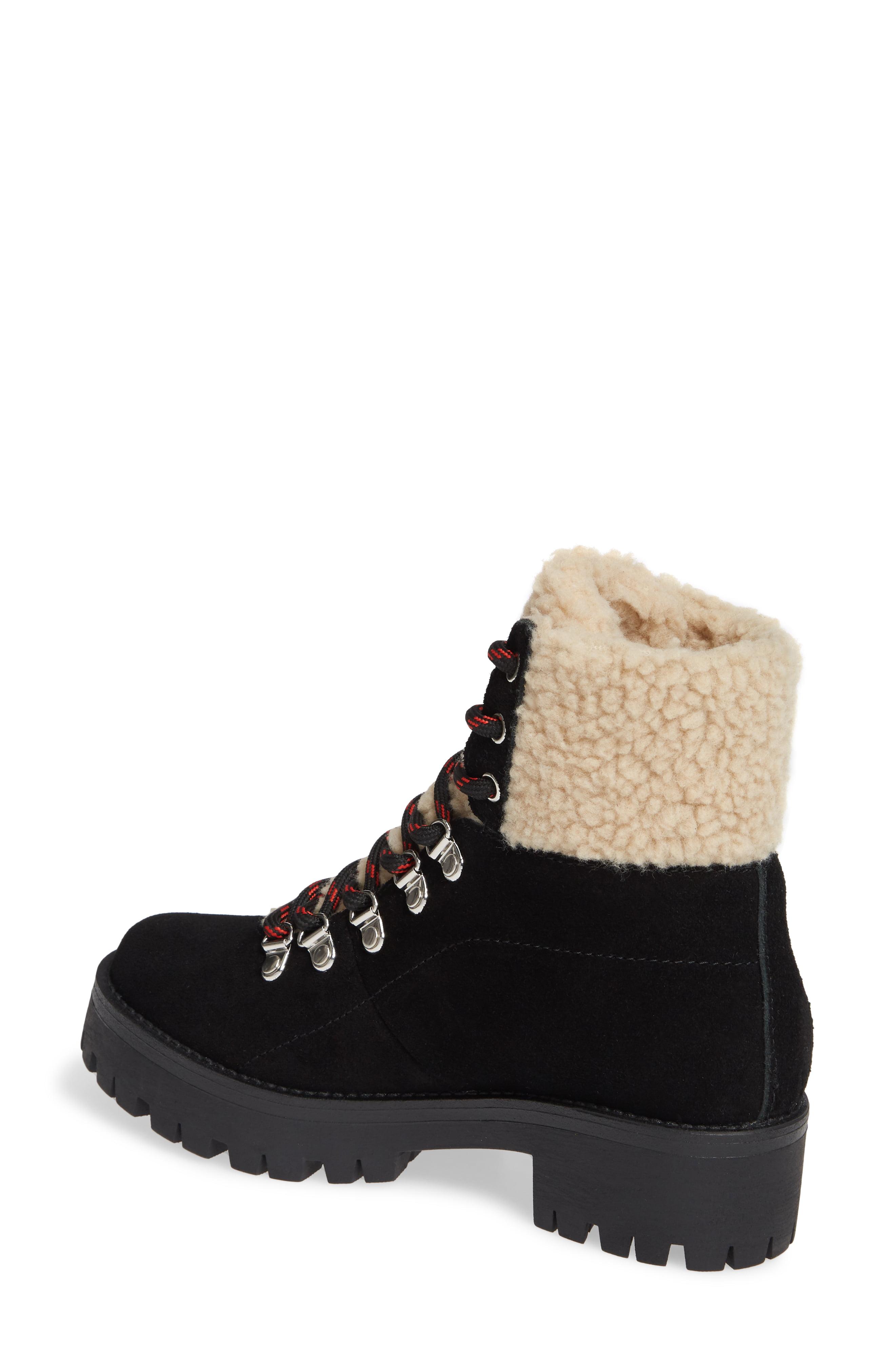 Steve madden bitter faux shearling trim bootie Clearance