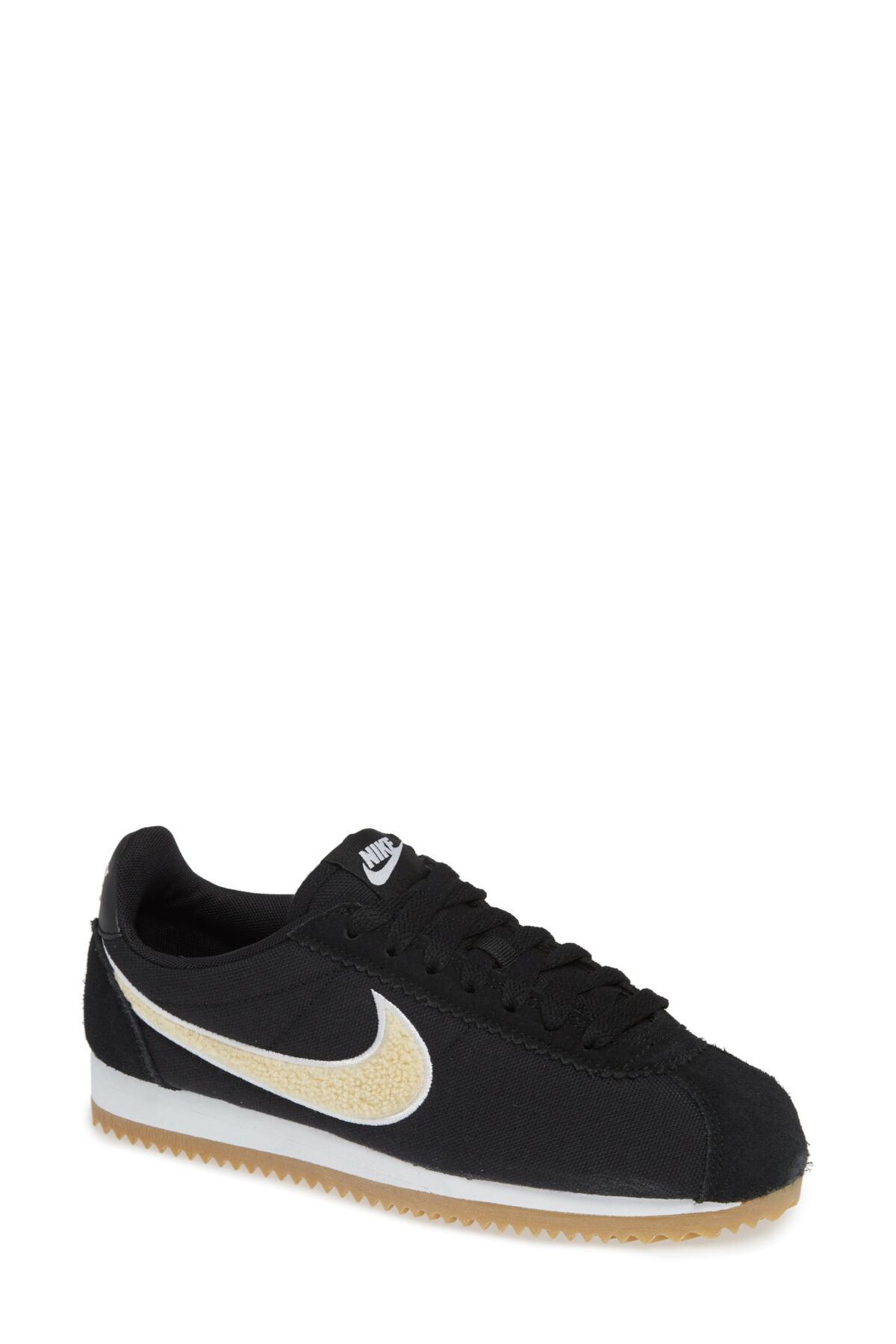 nike cortez xlv black