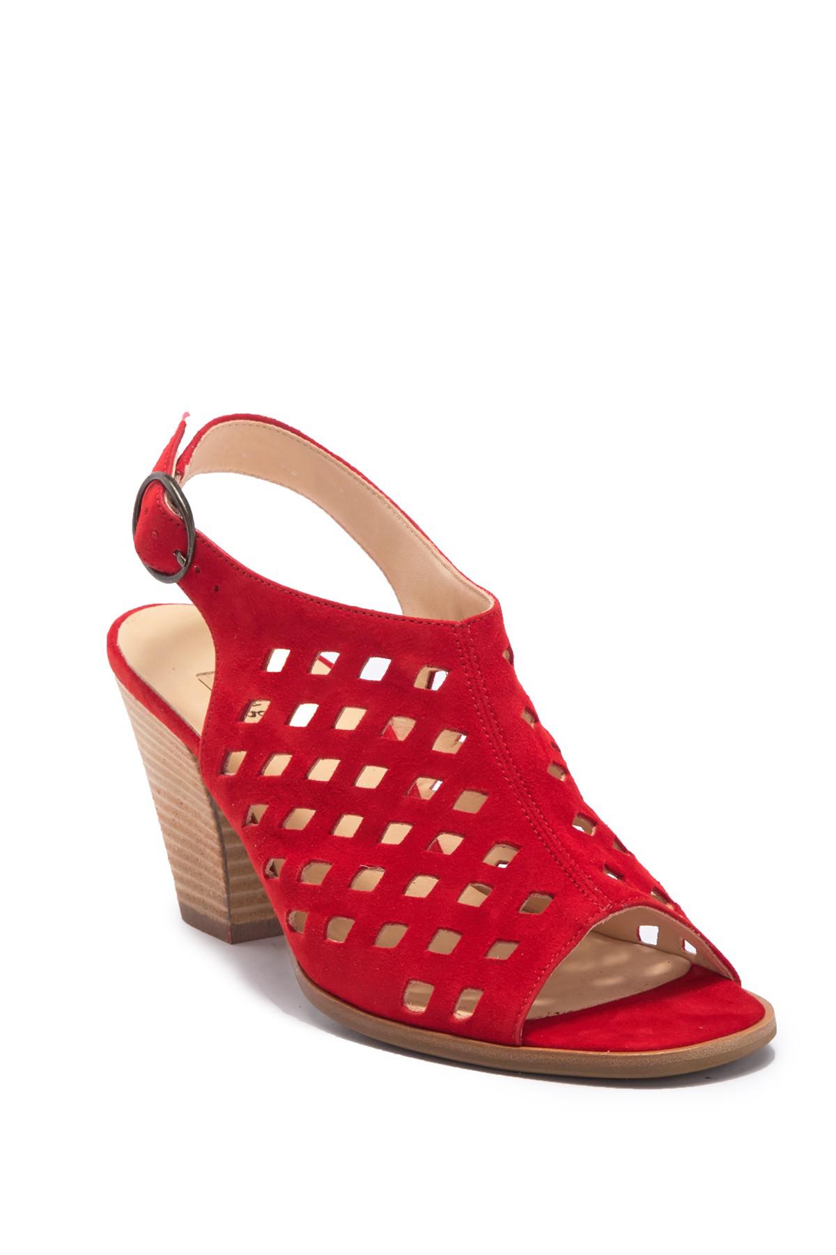 paul green diamond perforated sandal