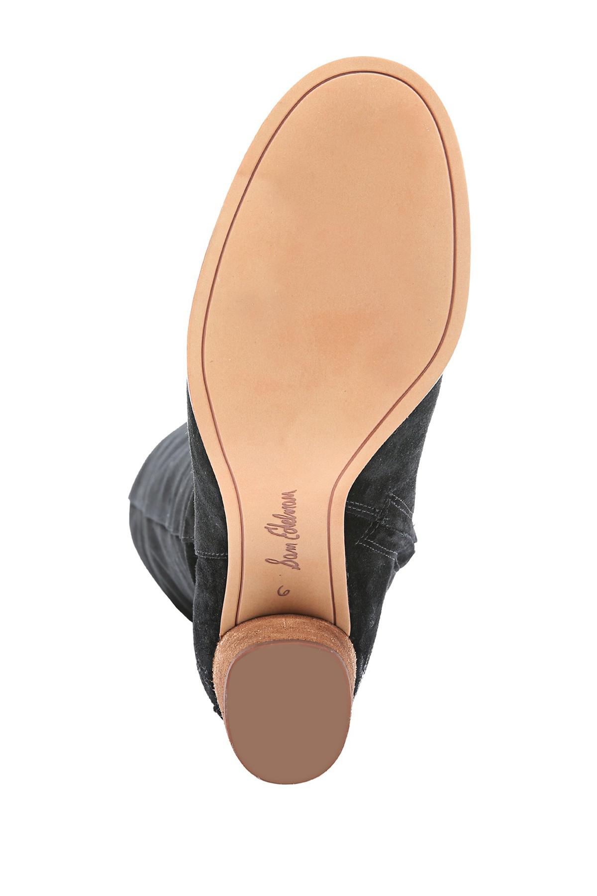 sam edelman camellia tall suede boot