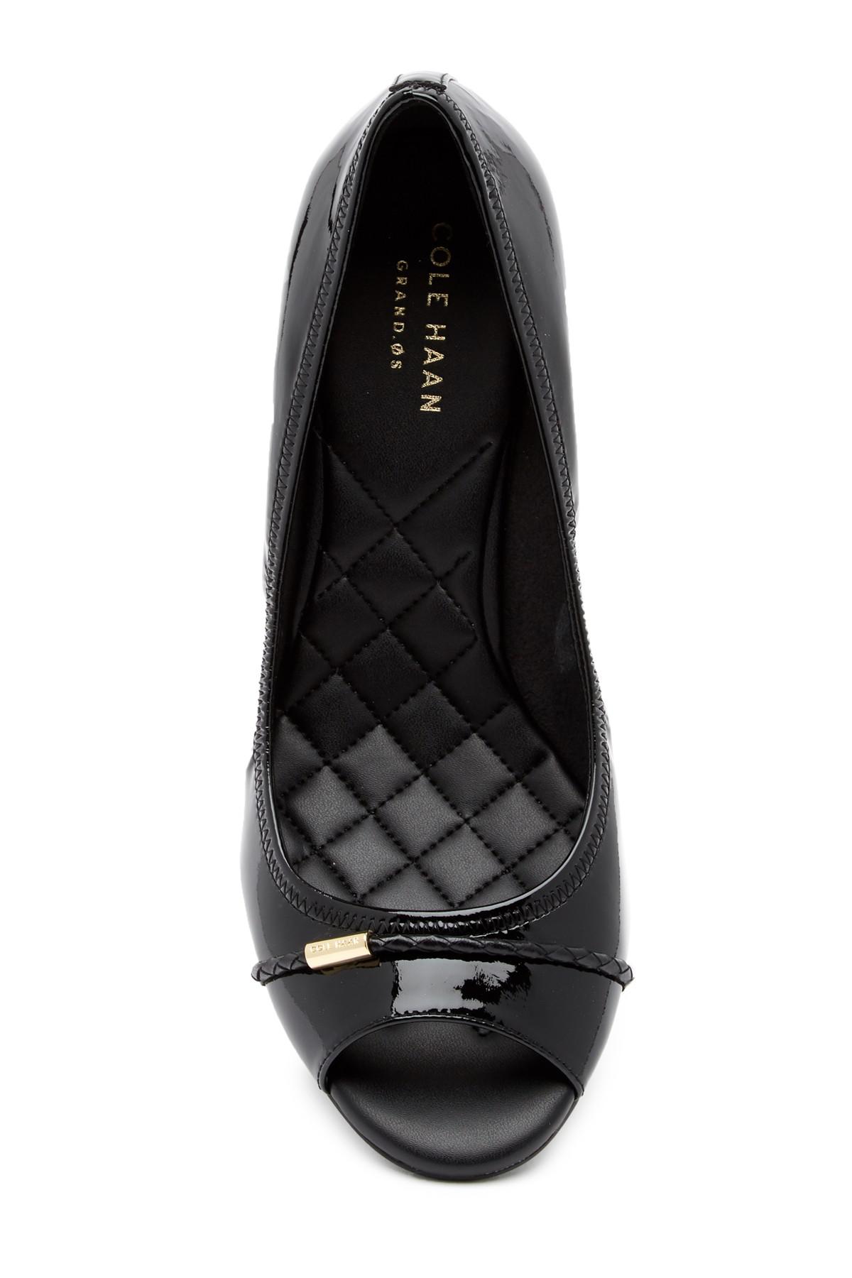 cole haan emory wedge open toe