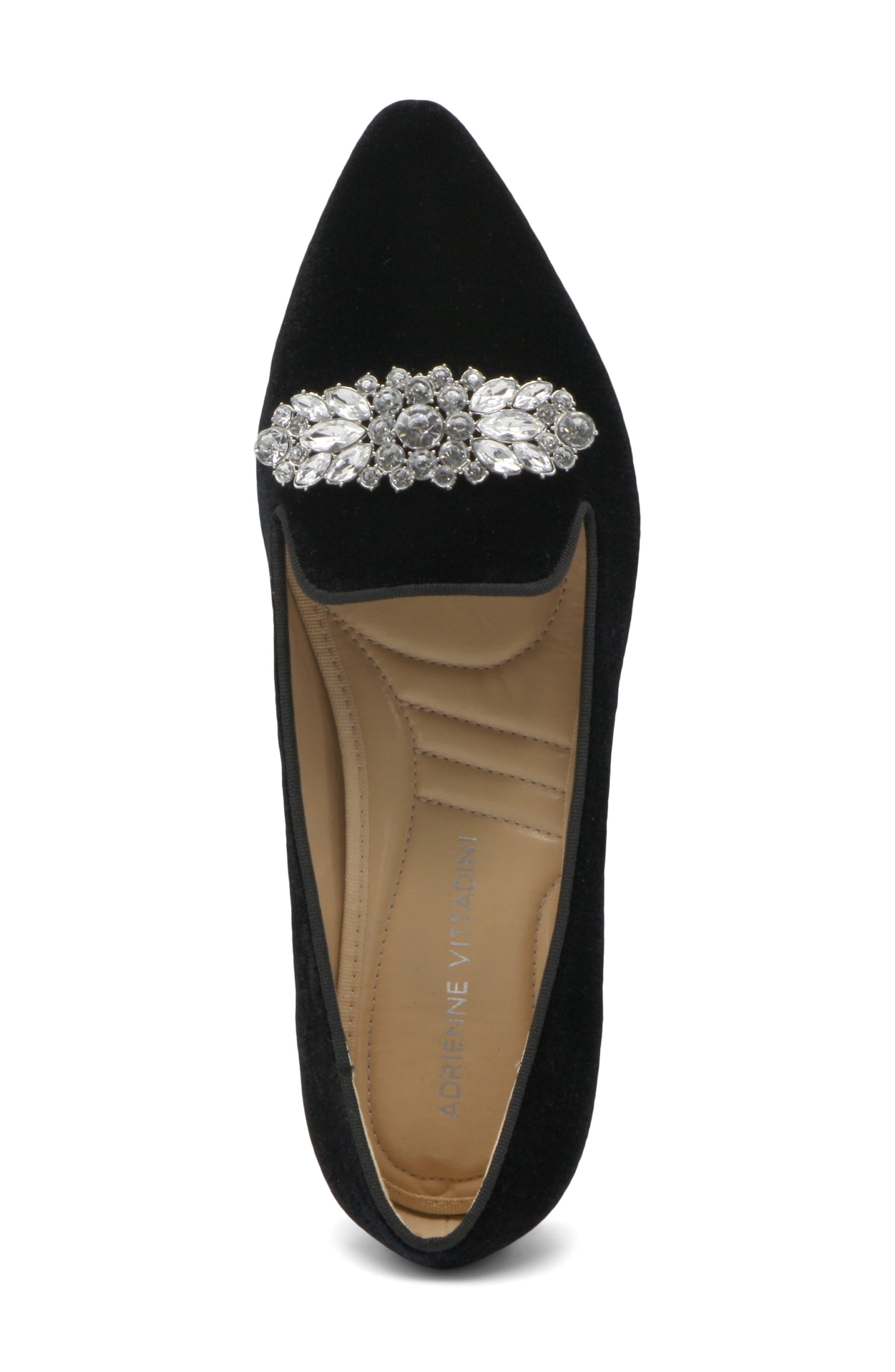 Adrienne vittadini top black flats