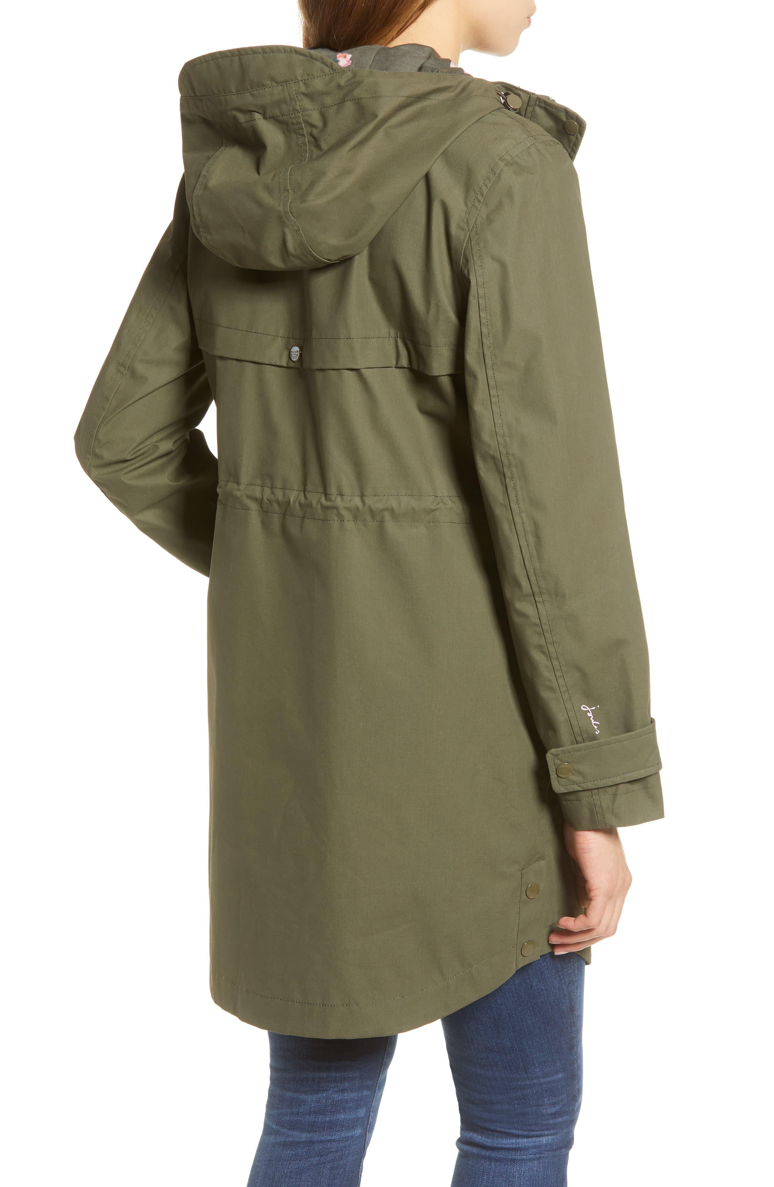 Joules Riverside Fleece Lined Rubber Spring Raincoat Jacket BHFO 2602 