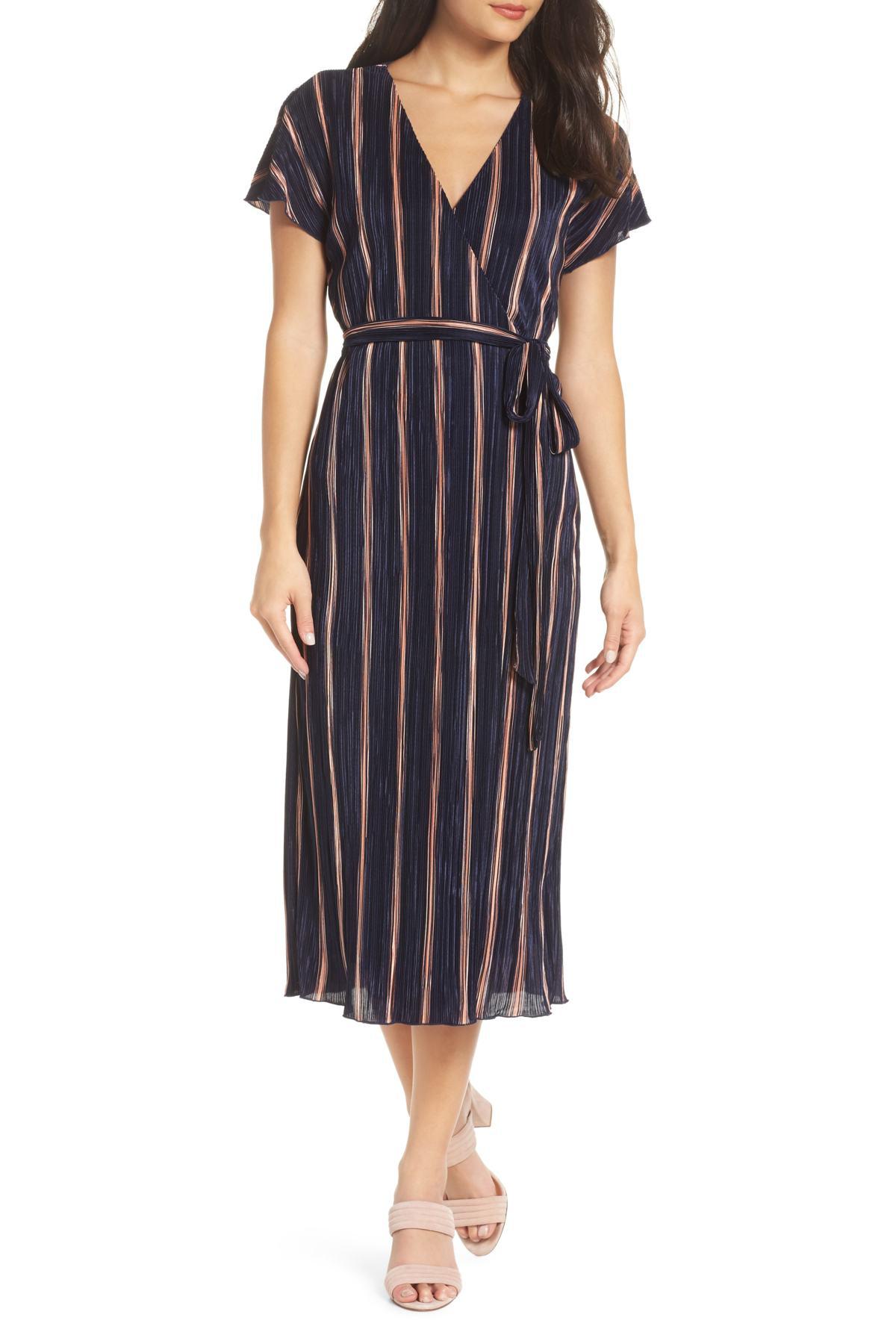 charles henry wrap dress