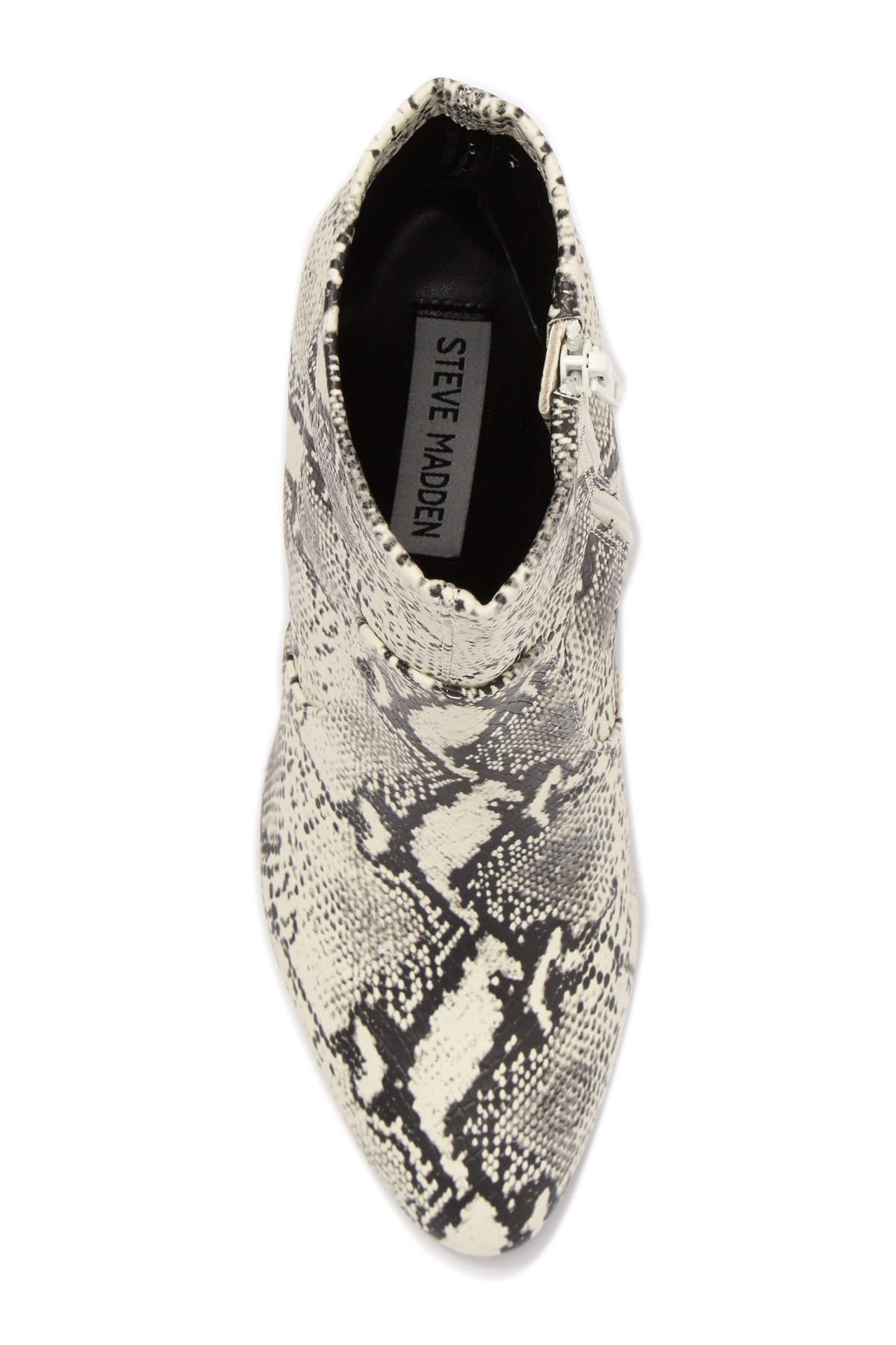 steve madden cafe boot snake
