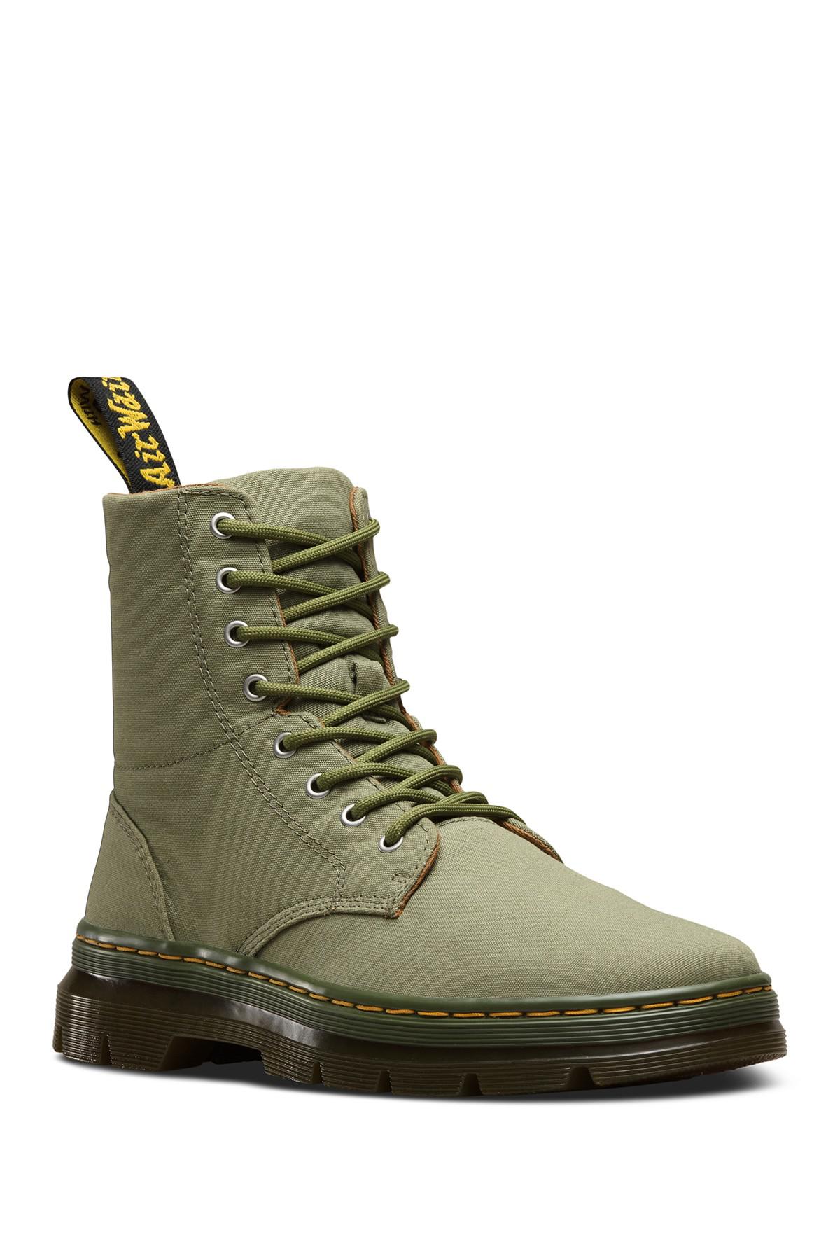 Dr. Martens Combs Mid Khaki Boot in Green for Men | Lyst