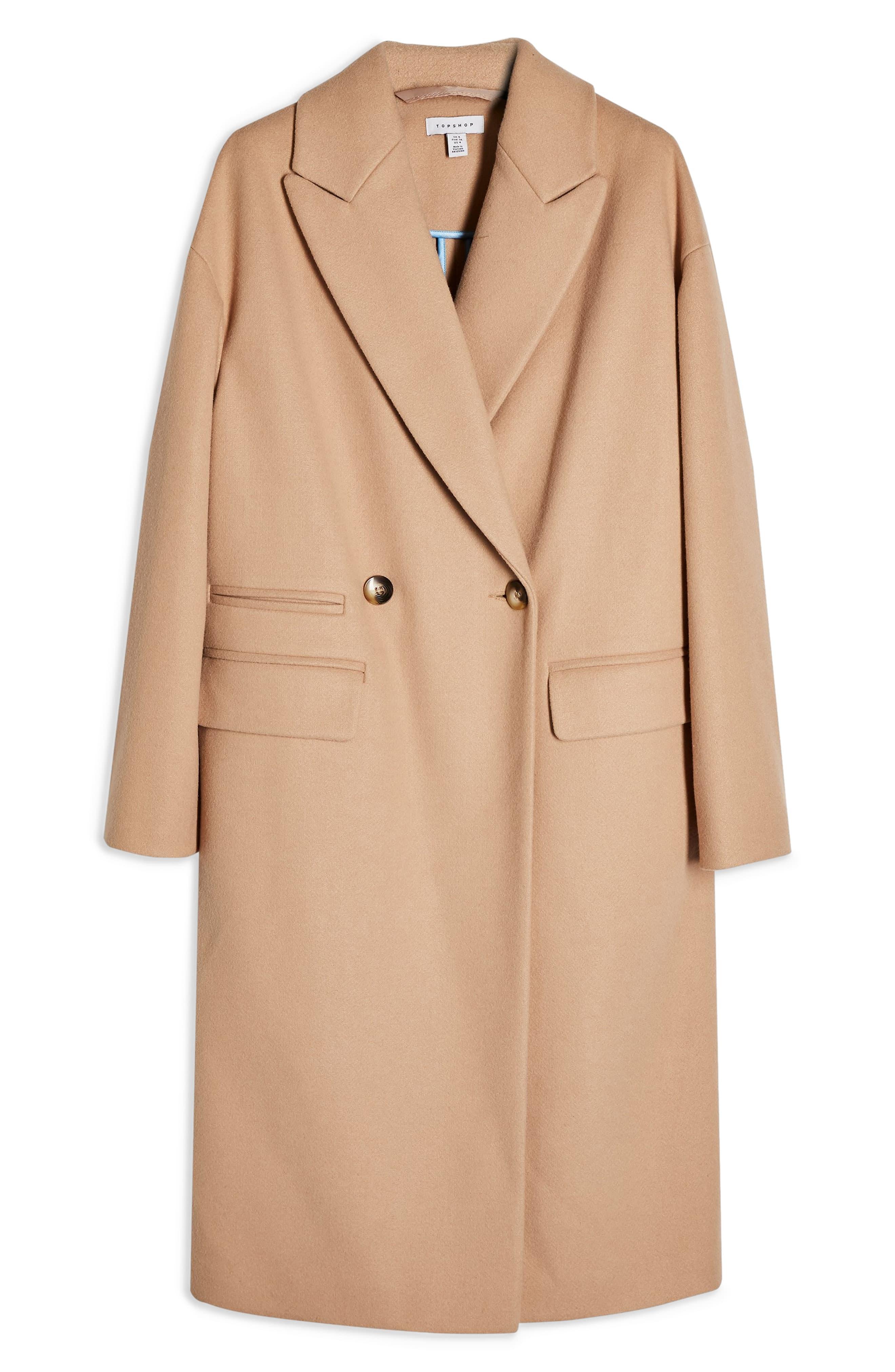 topshop camel jacket