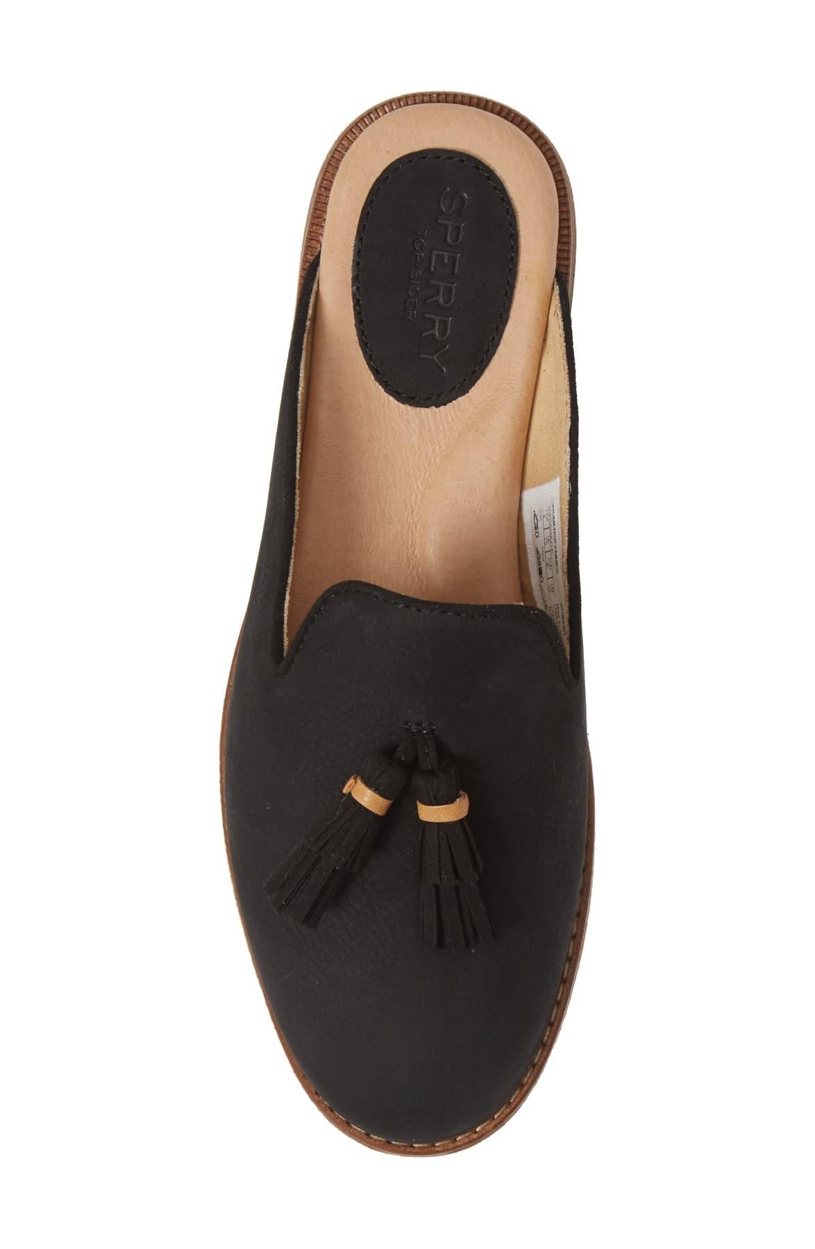 sperry seaport levy tassel mule