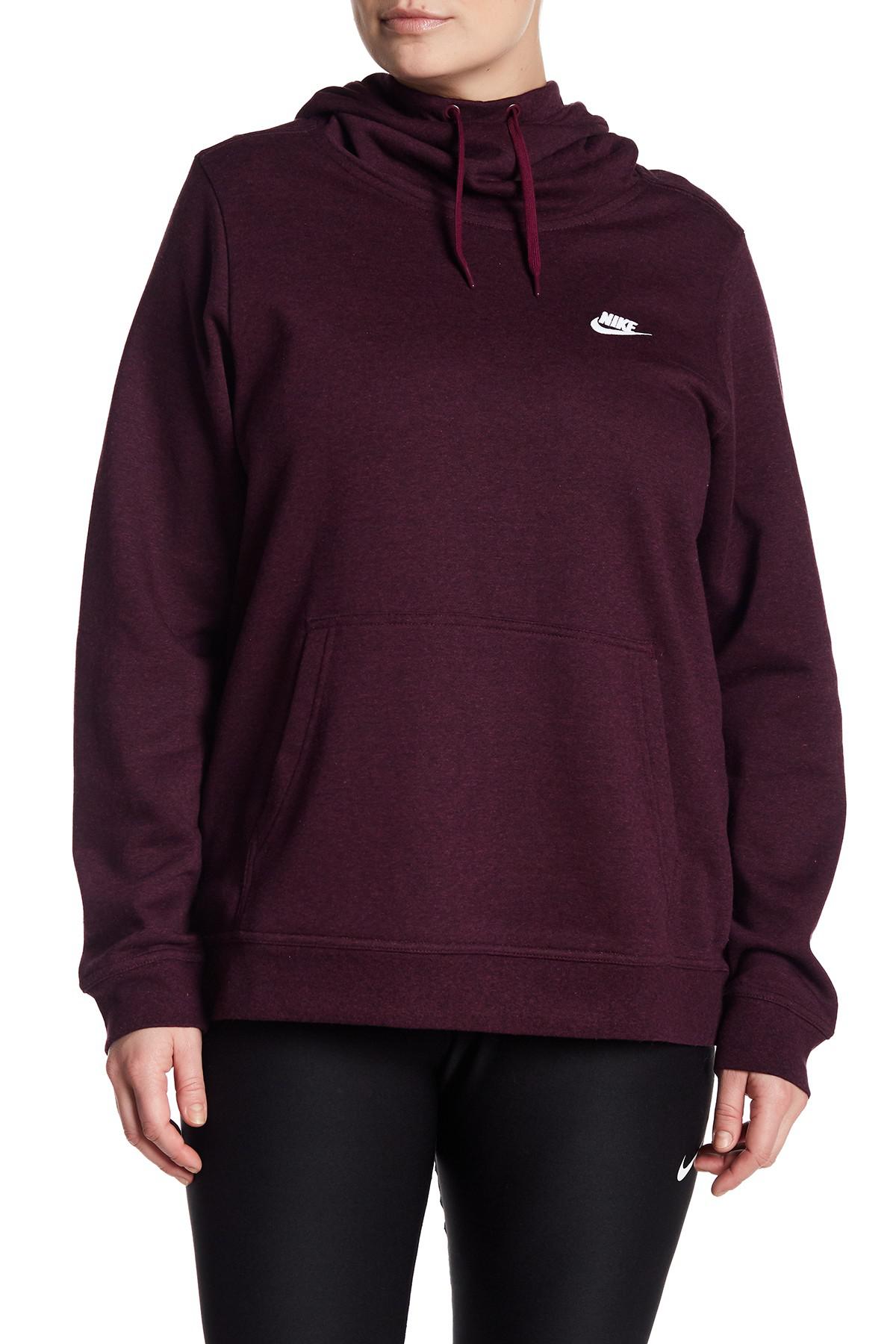 Plus Size Funnel Neck Hoodie Best Sale 