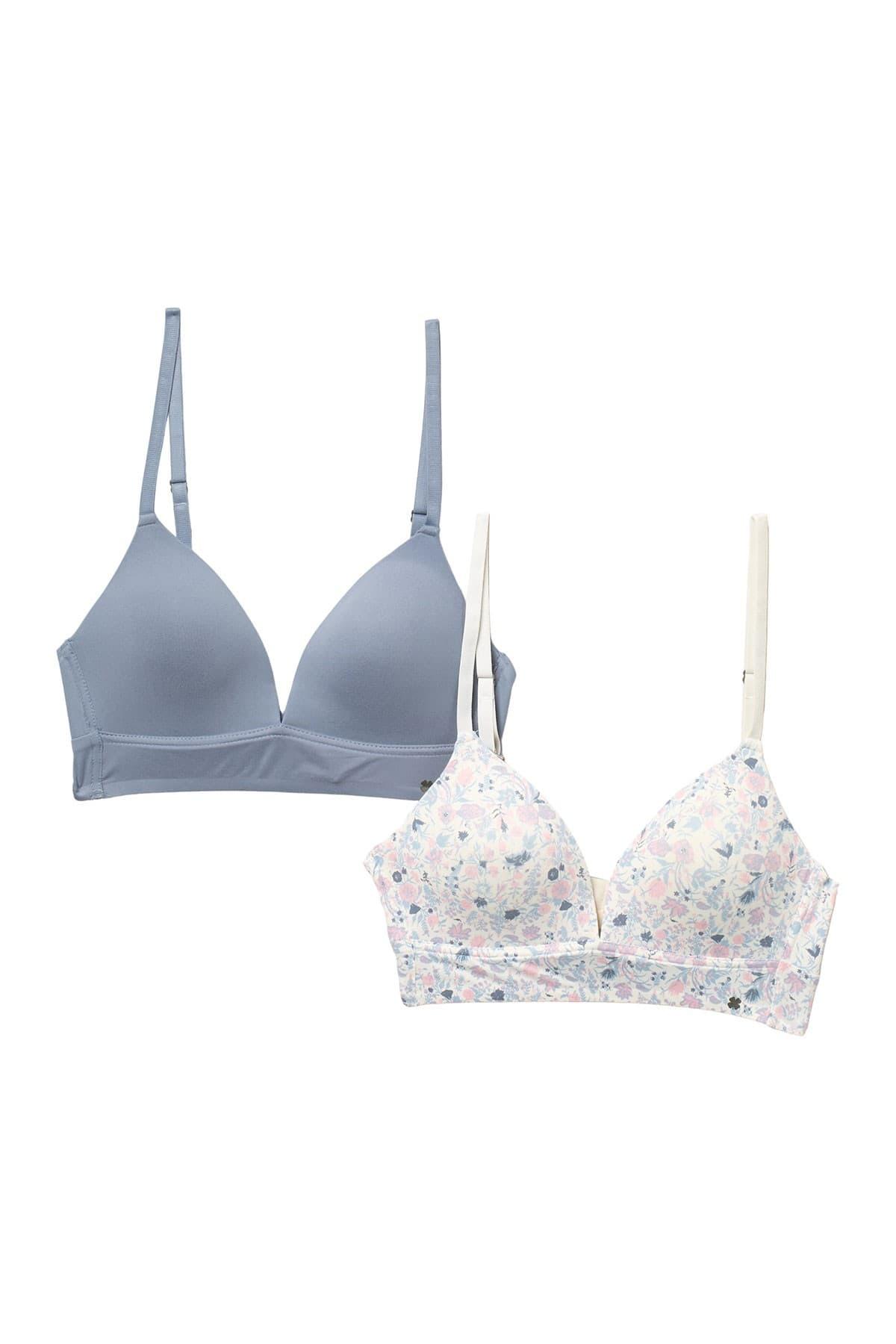 Lucky Brand Longline Brushed Micro Wireless Bra - Pack Of 2 | Lyst
