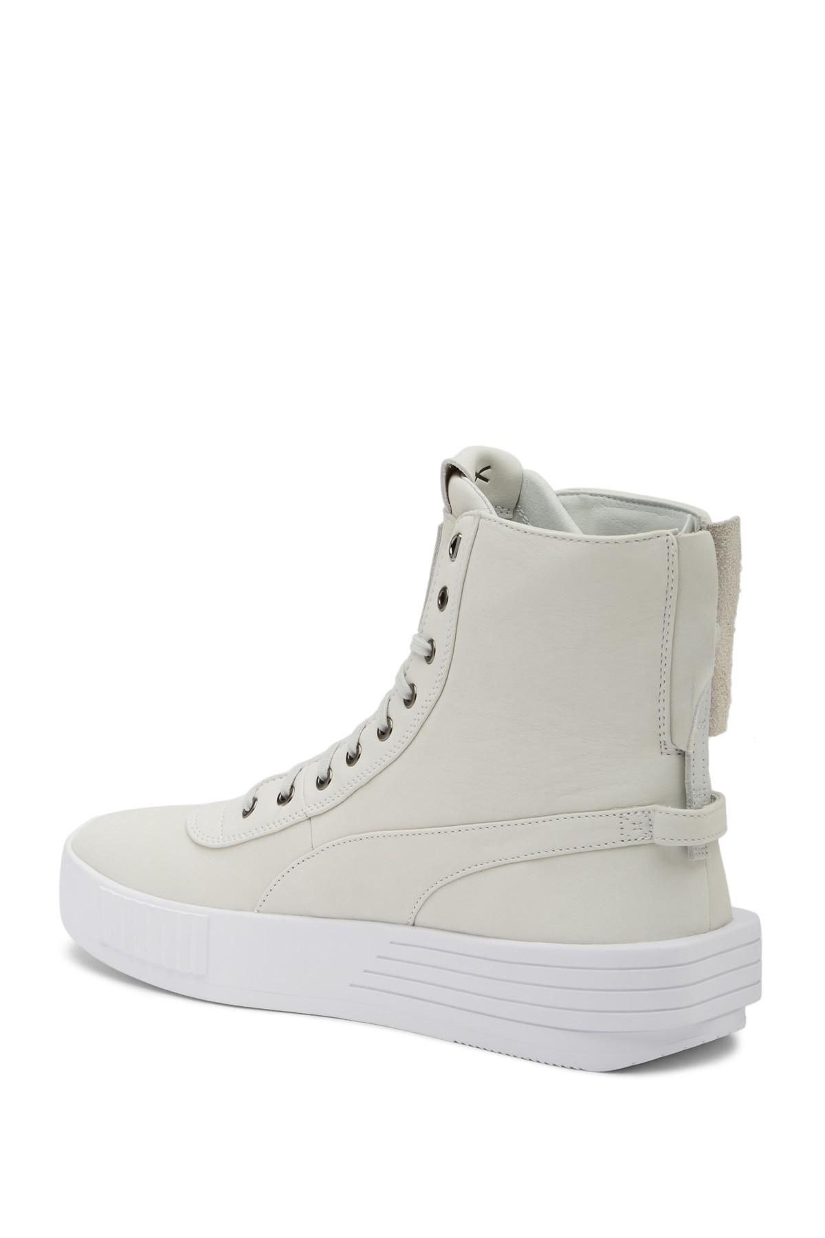 PUMA Leather X Xo By The Weeknd Parallel Sneaker Boot in White for Men |  Lyst