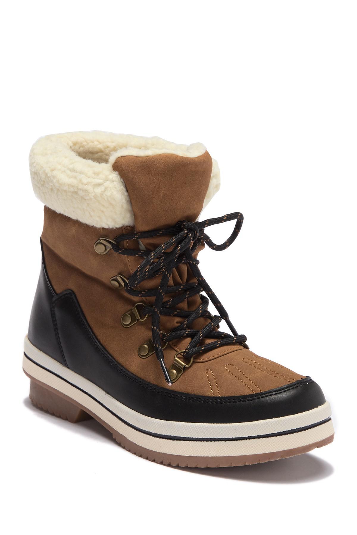 aldo ethialia waterproof fleece lined snow boot