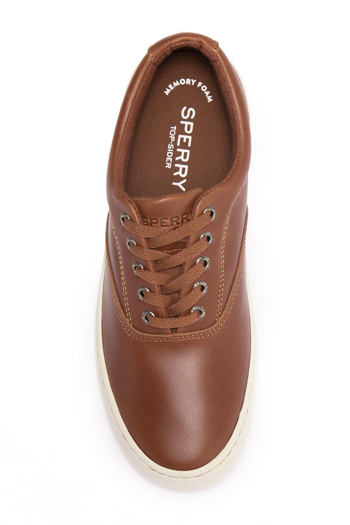 sperry cutter cvo leather sneaker