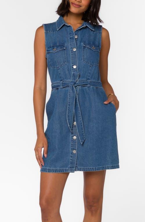 velvet heart denim dress Kaulana Short sleeve XS button front closure Jem Classic Indigo Dress XS