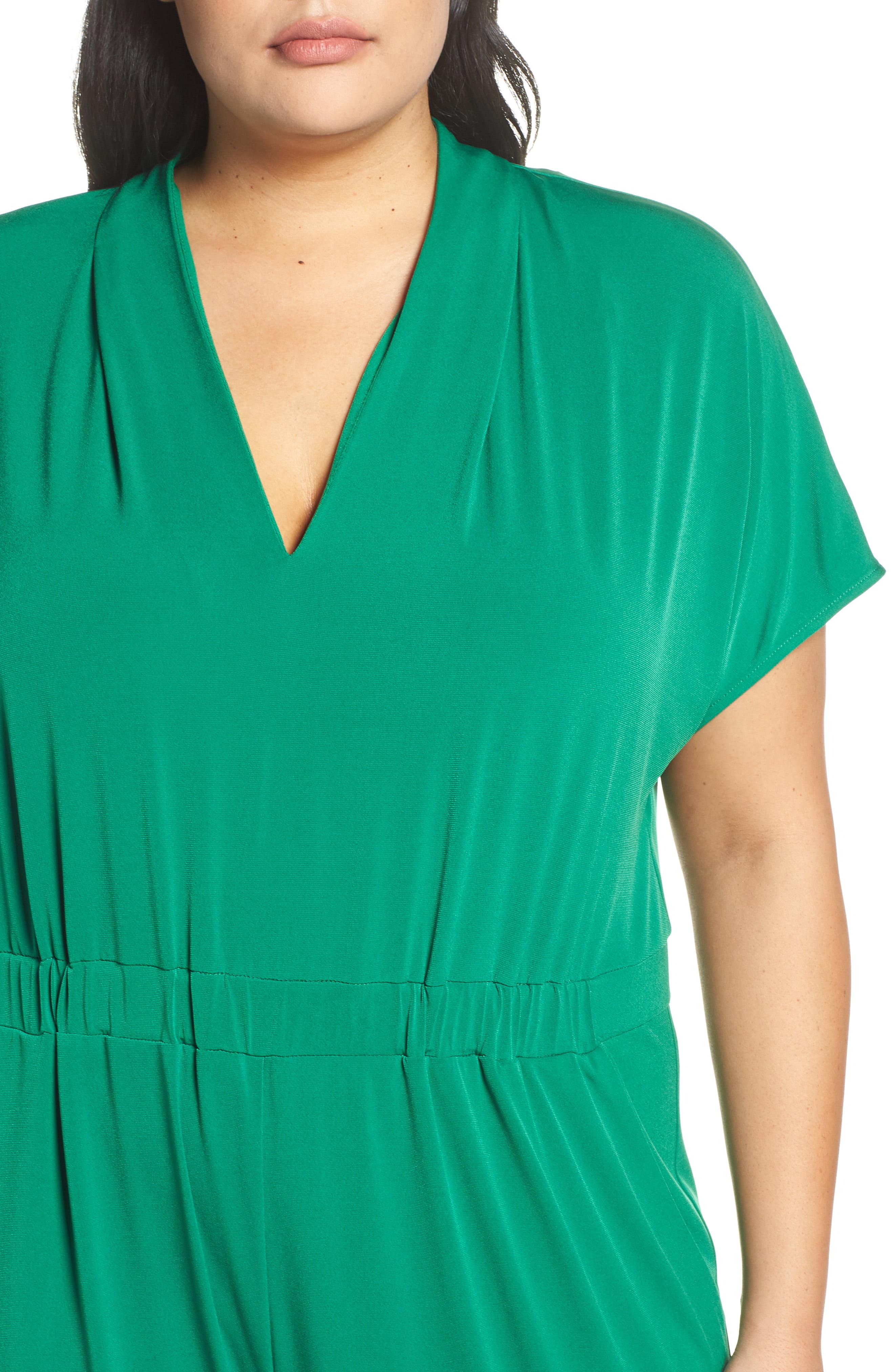 vince camuto cinched waist jumpsuit