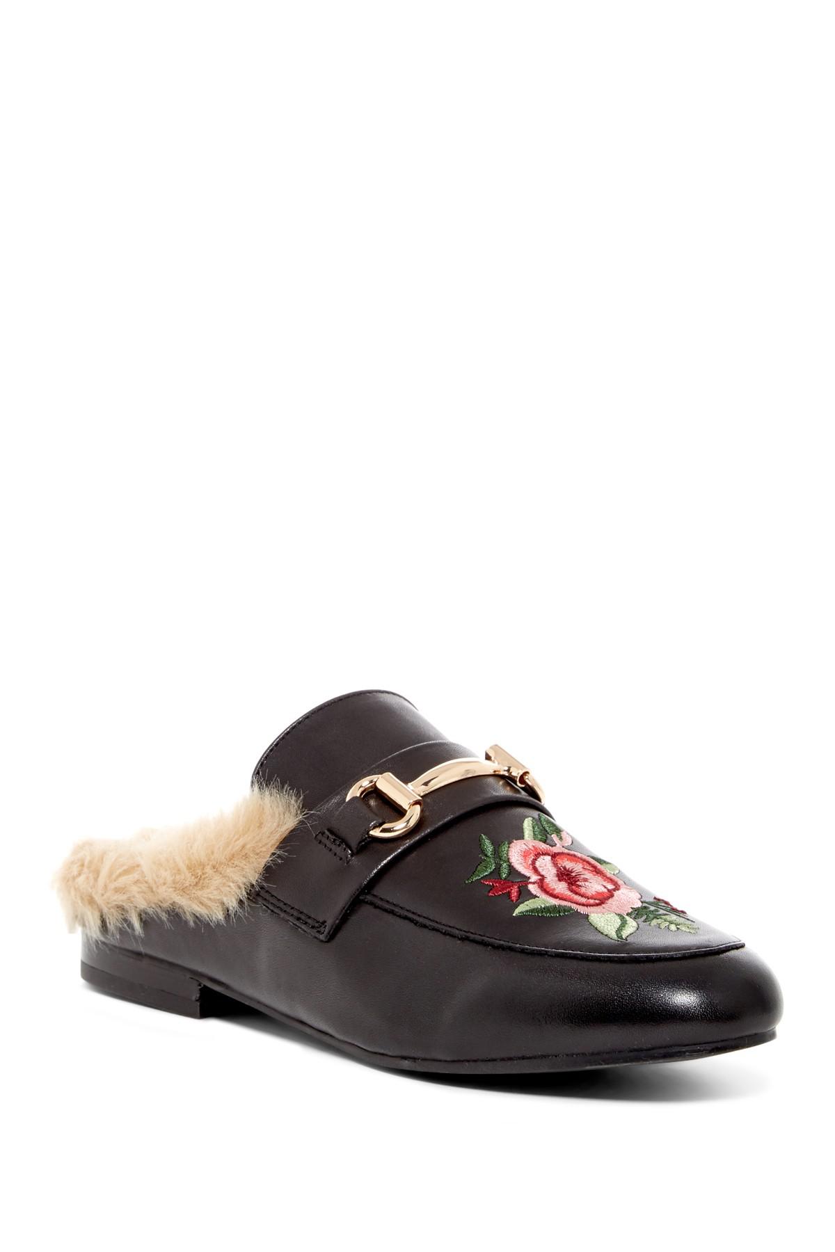 steve madden slides leather