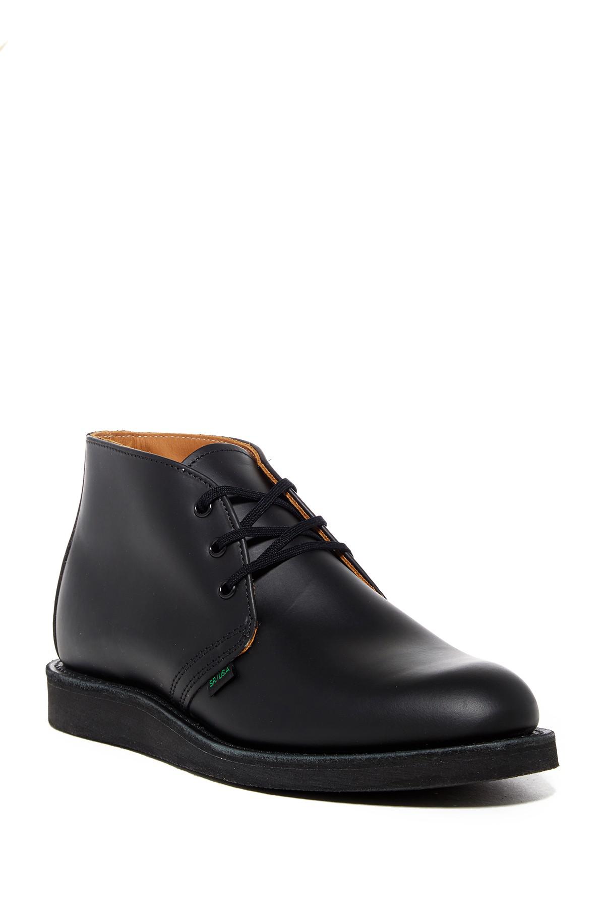 Red Wing Leather Postman Chukka in Black for Men | Lyst