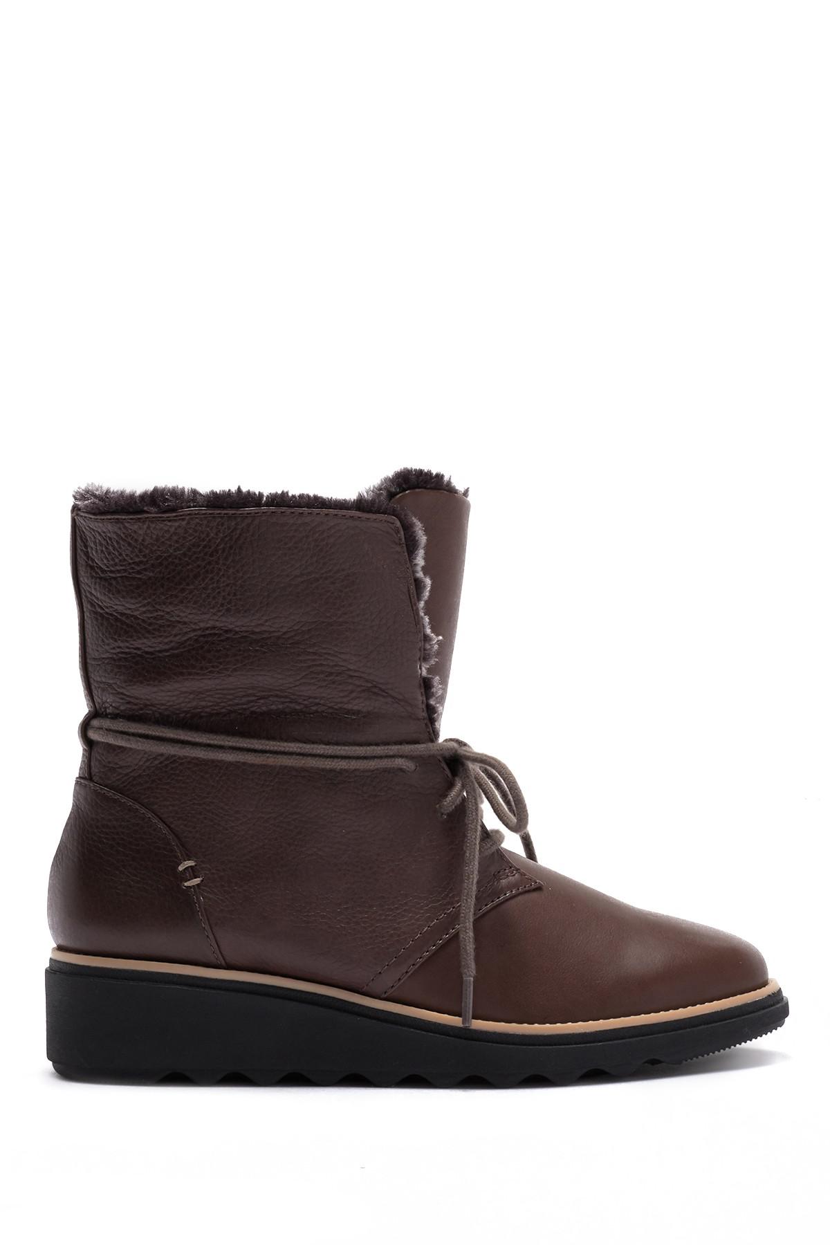 clarks fur lined boots