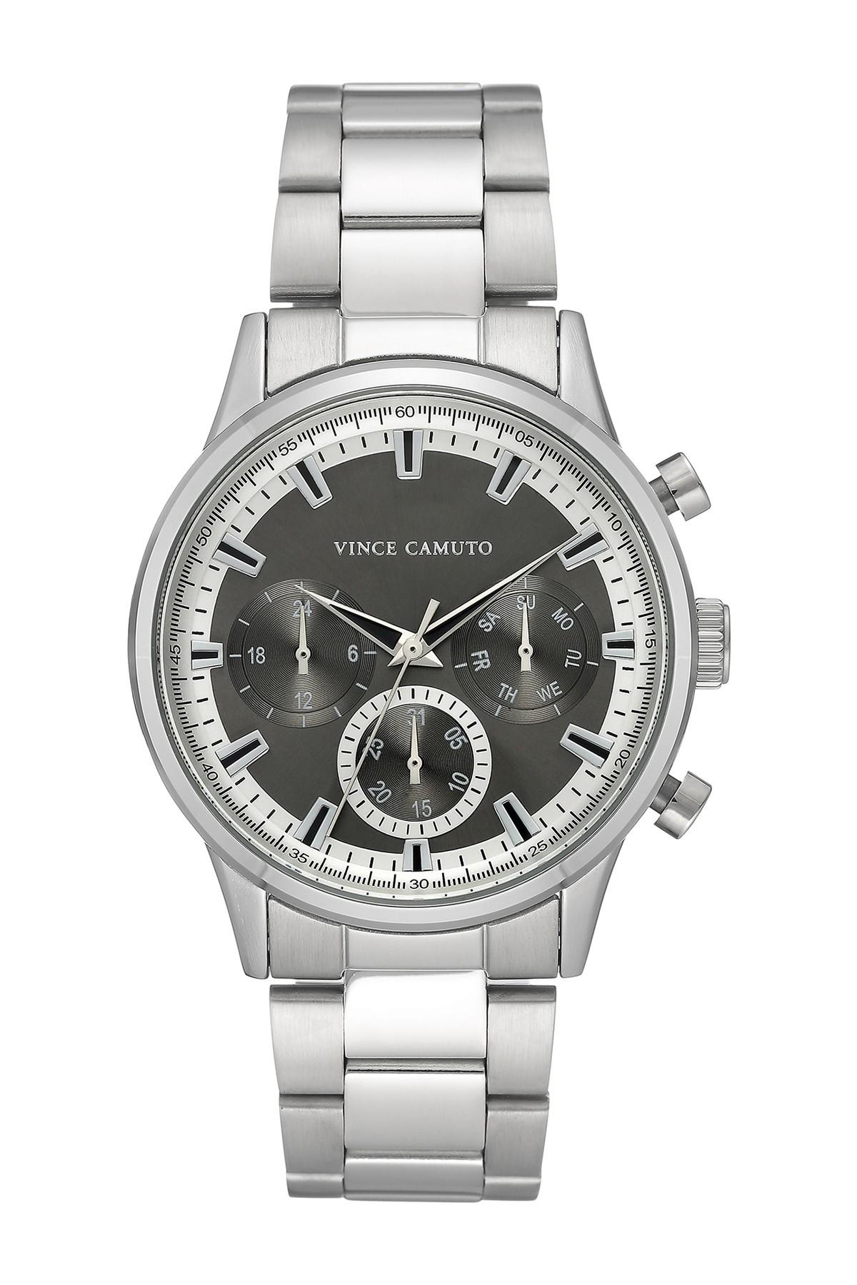 Lyst - Vince Camuto Men's Silver-tone Stainless Steel Bracelet Watch ...
